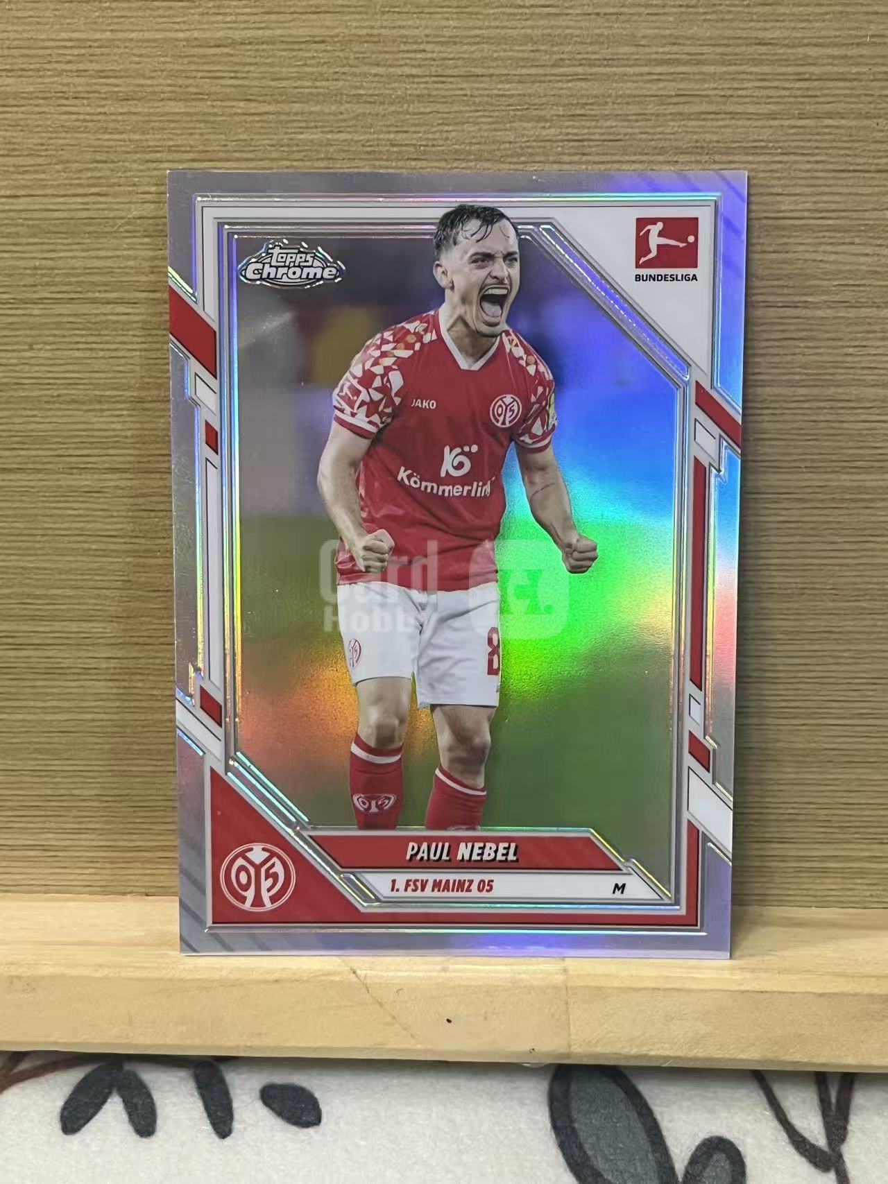 2026 Topps Chrome Paul Nebel 内贝尔 美因茨 银折 德甲 实卡精美 卡品如图 LZ14