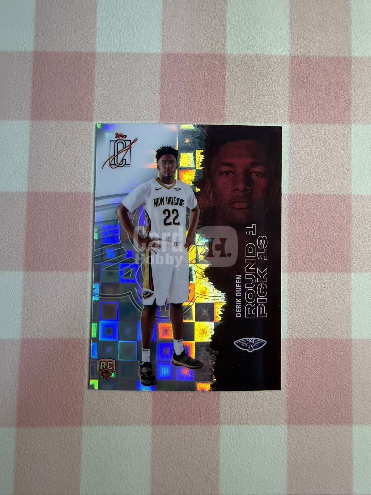 2026 Topps Signature Class Derik Queen RC 新秀 鹈鹕 德里克 奎因 潘多拉折 折射