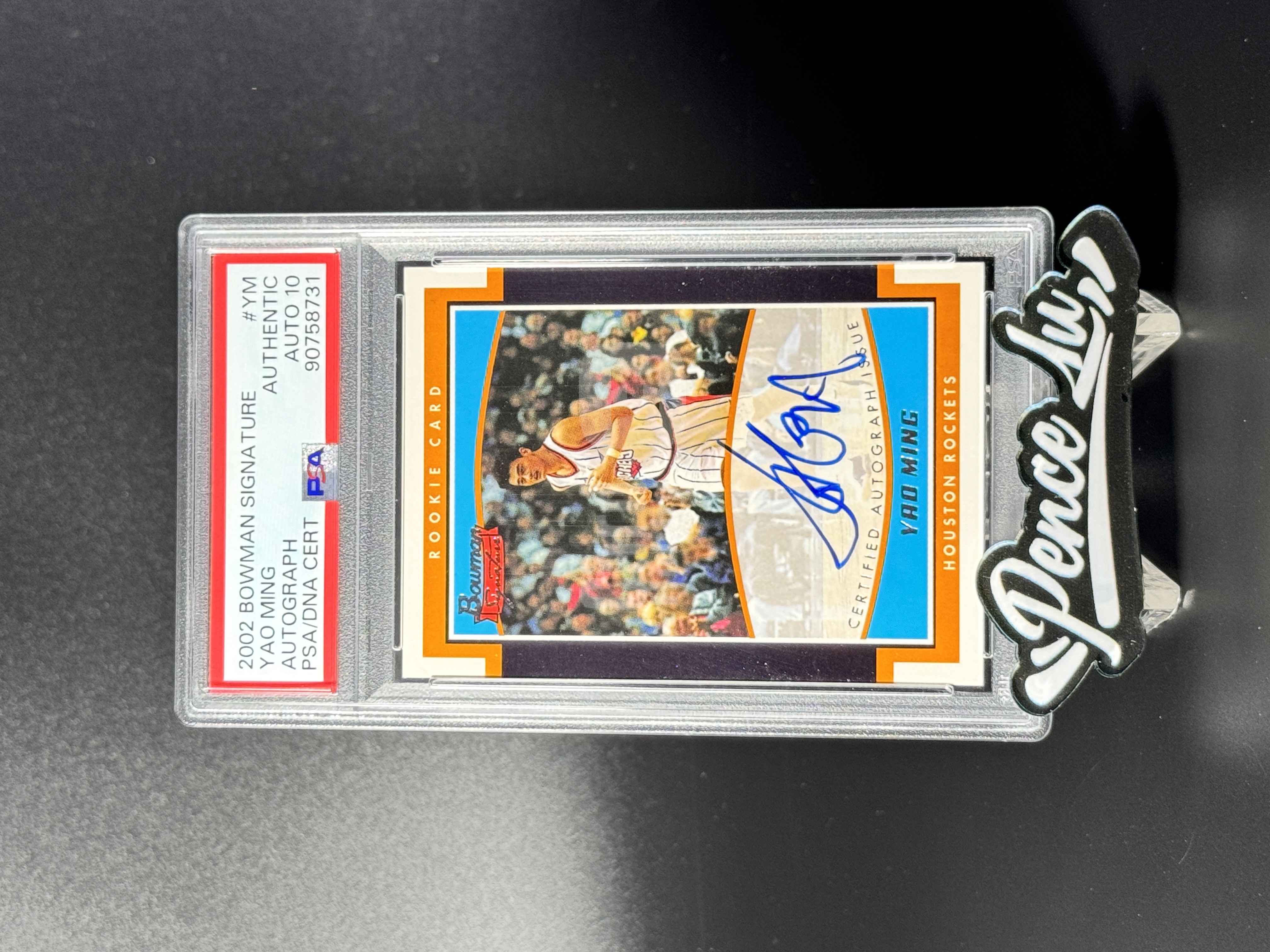 【喷子拍卖】2002-03 Bowman Signature Yao Ming 休斯敦火箭 小巨人 姚明 RC 新秀 签字 999编 卡签 ...