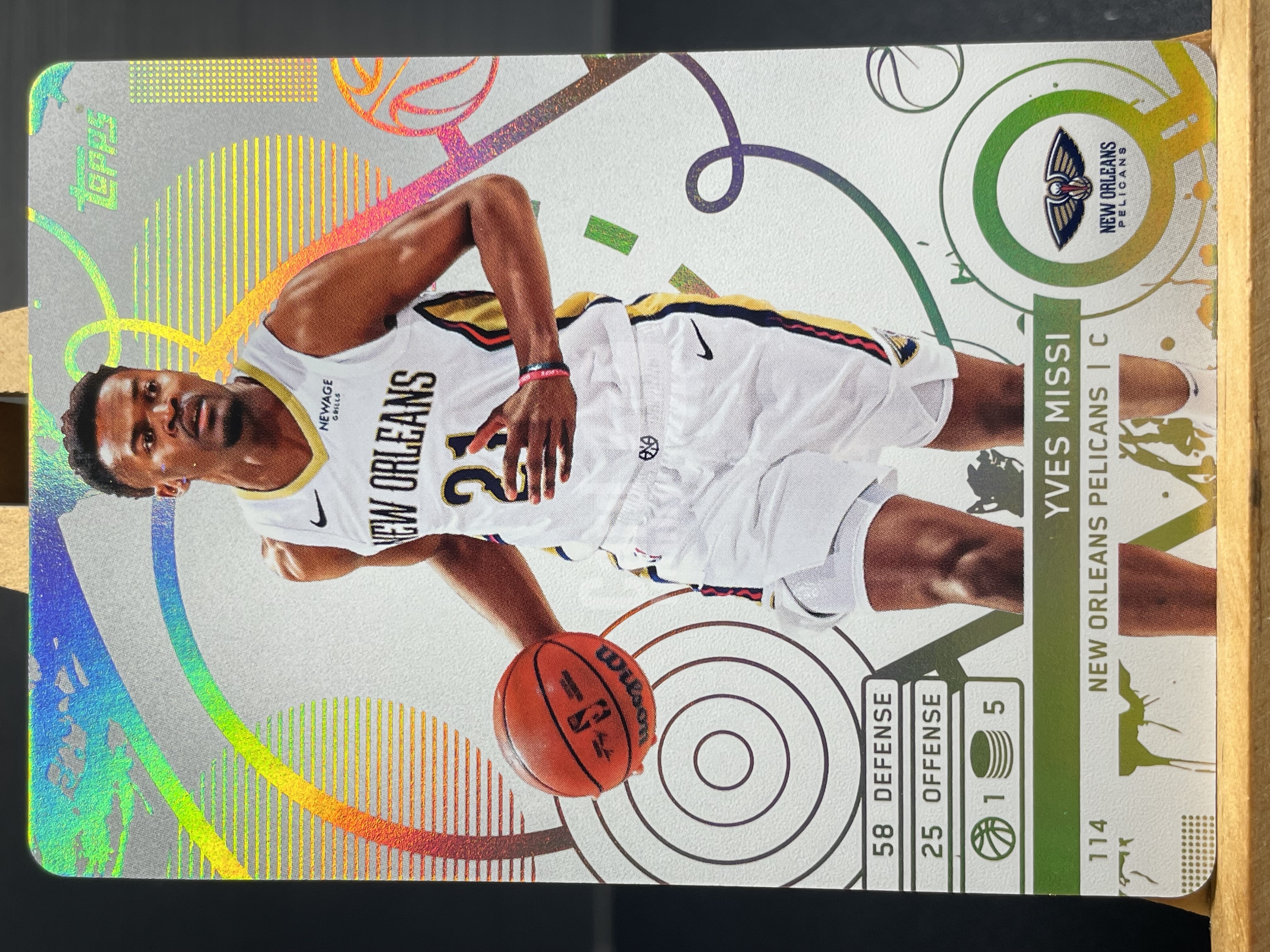 (T3)  2025 TOPPS 折射  伊夫 米西   鹈鹕   近期大热球星  收藏凑套必备 卡品如图 ！！！
