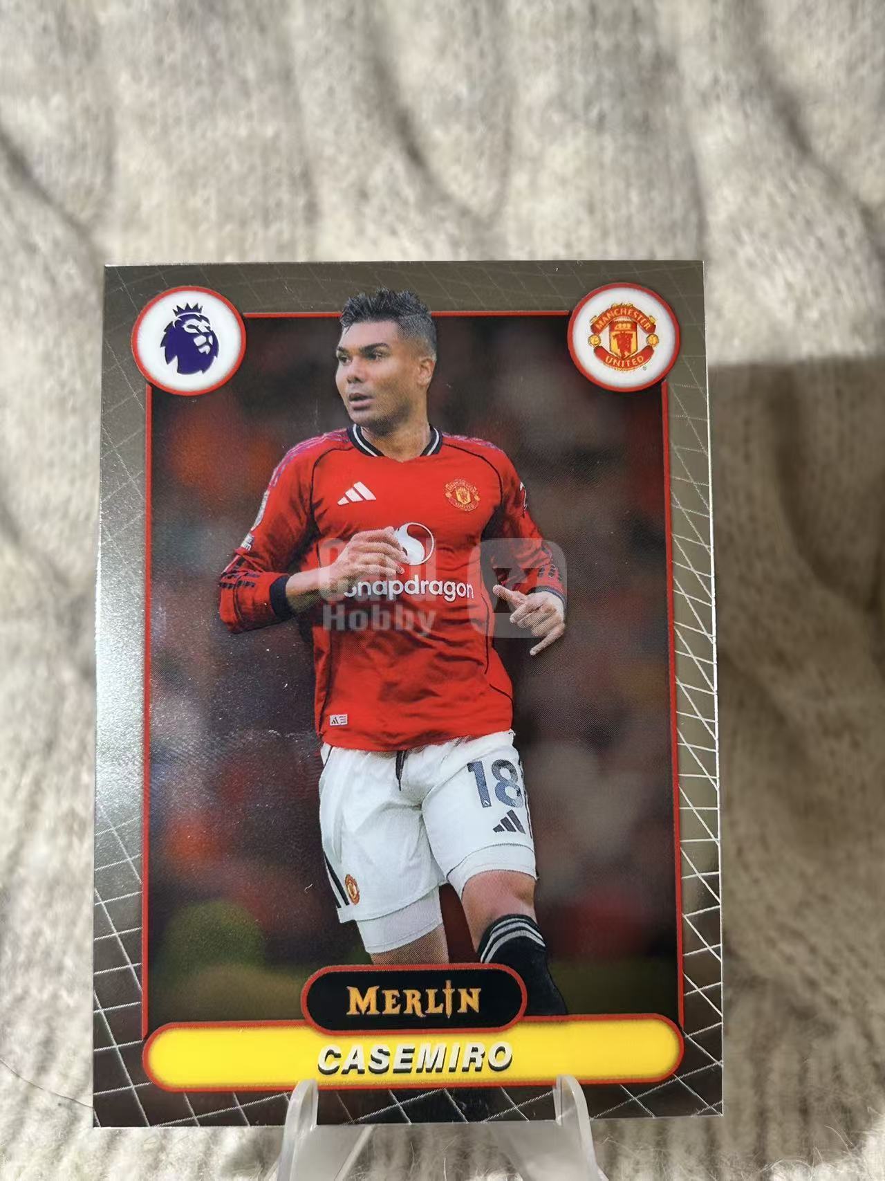 2024 Topps Merlin 梅林 Casemiro 卡塞米罗 - 五座欧冠冠军得主,巴西国家队主力后腰,防守强悍拦截出色,现效力曼联,经典中场硬汉,凑套必备
