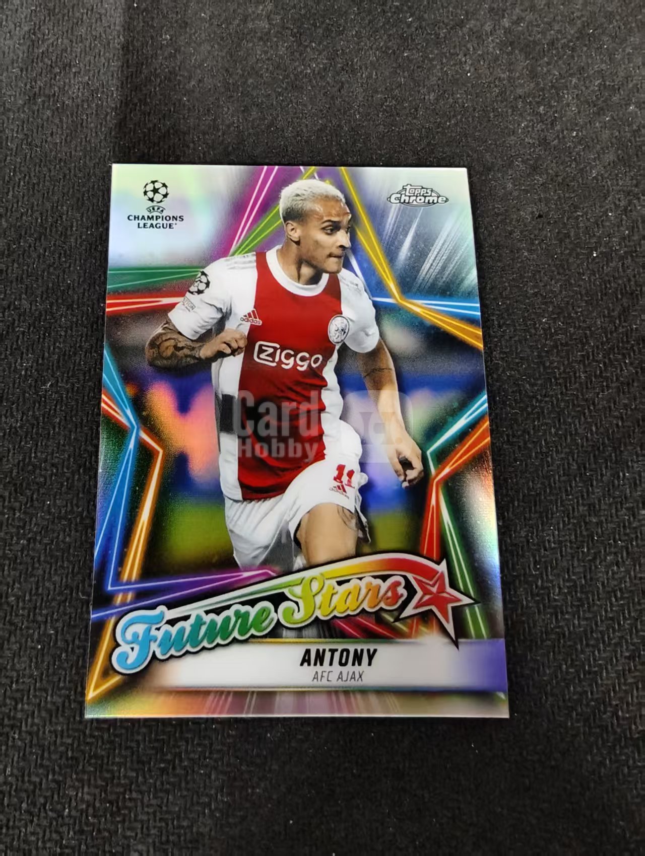 【可合并,不累计】2022 Topps Chrome Antony 欧冠 tc 阿贾克斯 安东尼 曼联 皇家贝蒂斯 未来之星特卡 银折 不保卡品 介意勿拍