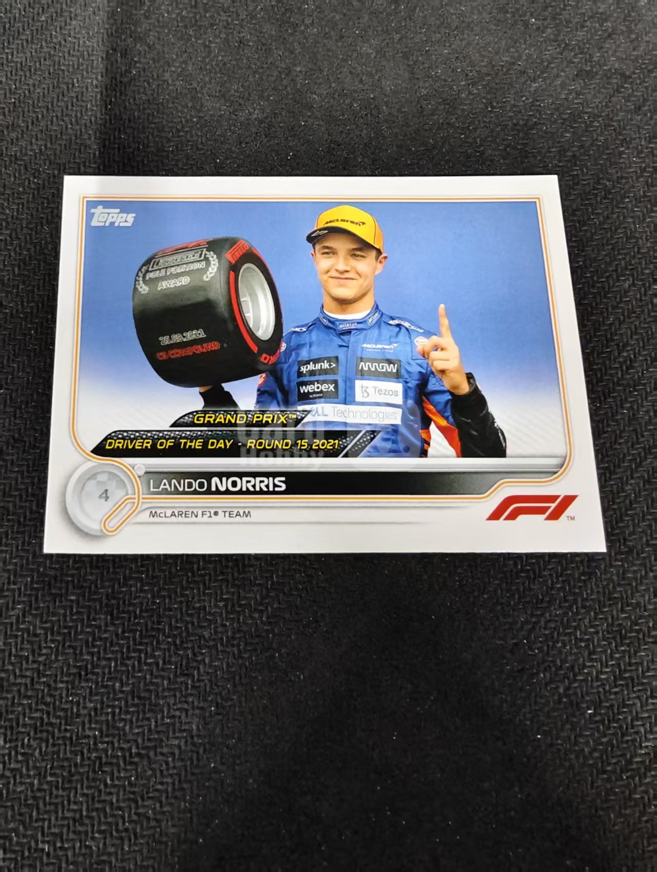 2022 Topps Chrome F1 Lando Norris 兰多 诺里斯 迈凯伦车队 划痕 边角瑕疵 @186