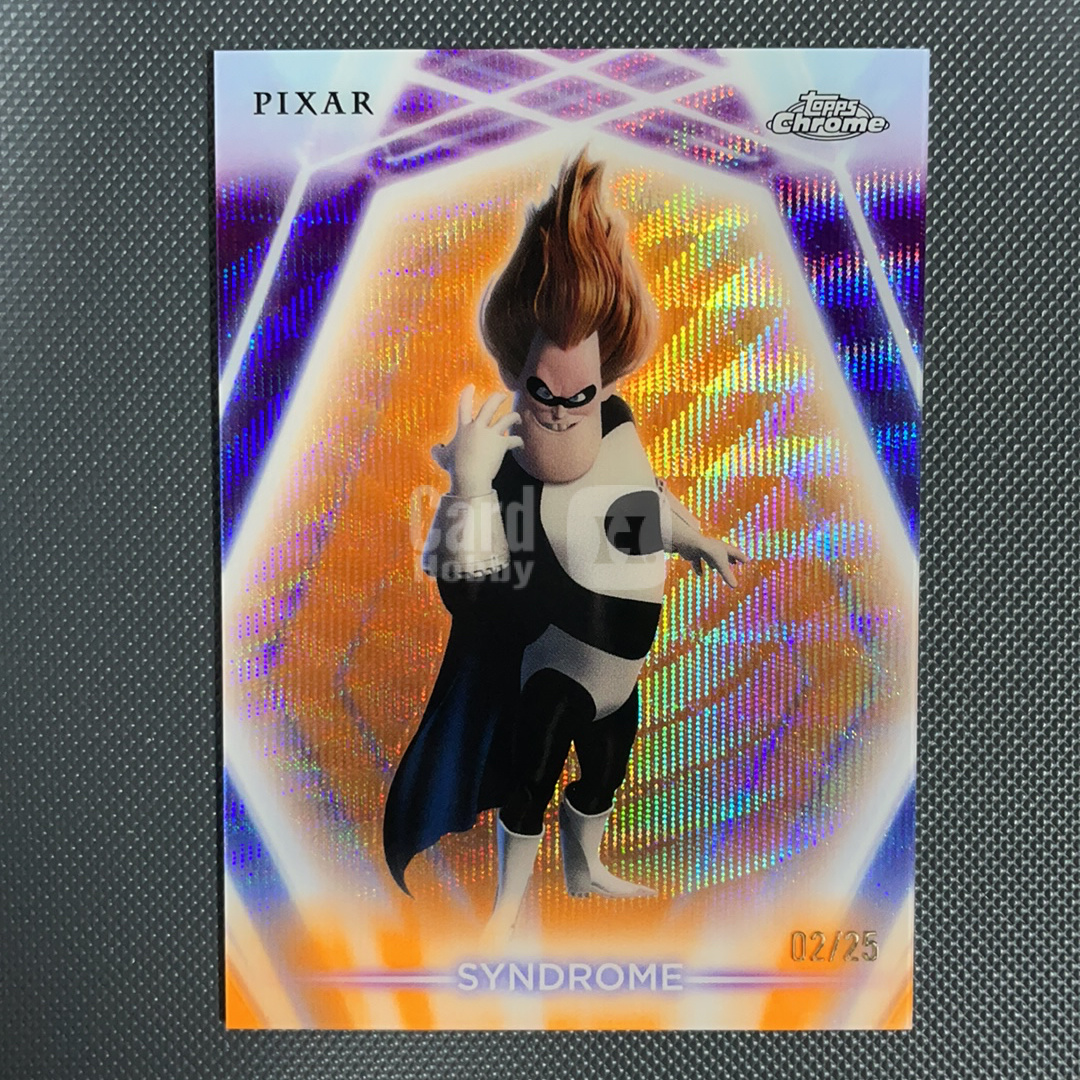【大满拆】（段）2026 Topps Disney 迪士尼 Chrome Neon 霓虹 镀铬 2/25编 低编 橙波纹折 比例 ...