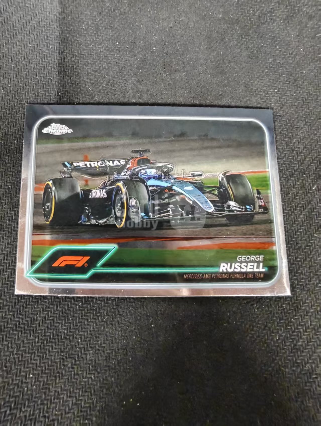 2024 topps chrome f1 George Russell 乔治 拉塞尔 特卡 梅赛德斯奔驰 划痕 边角瑕疵 #77