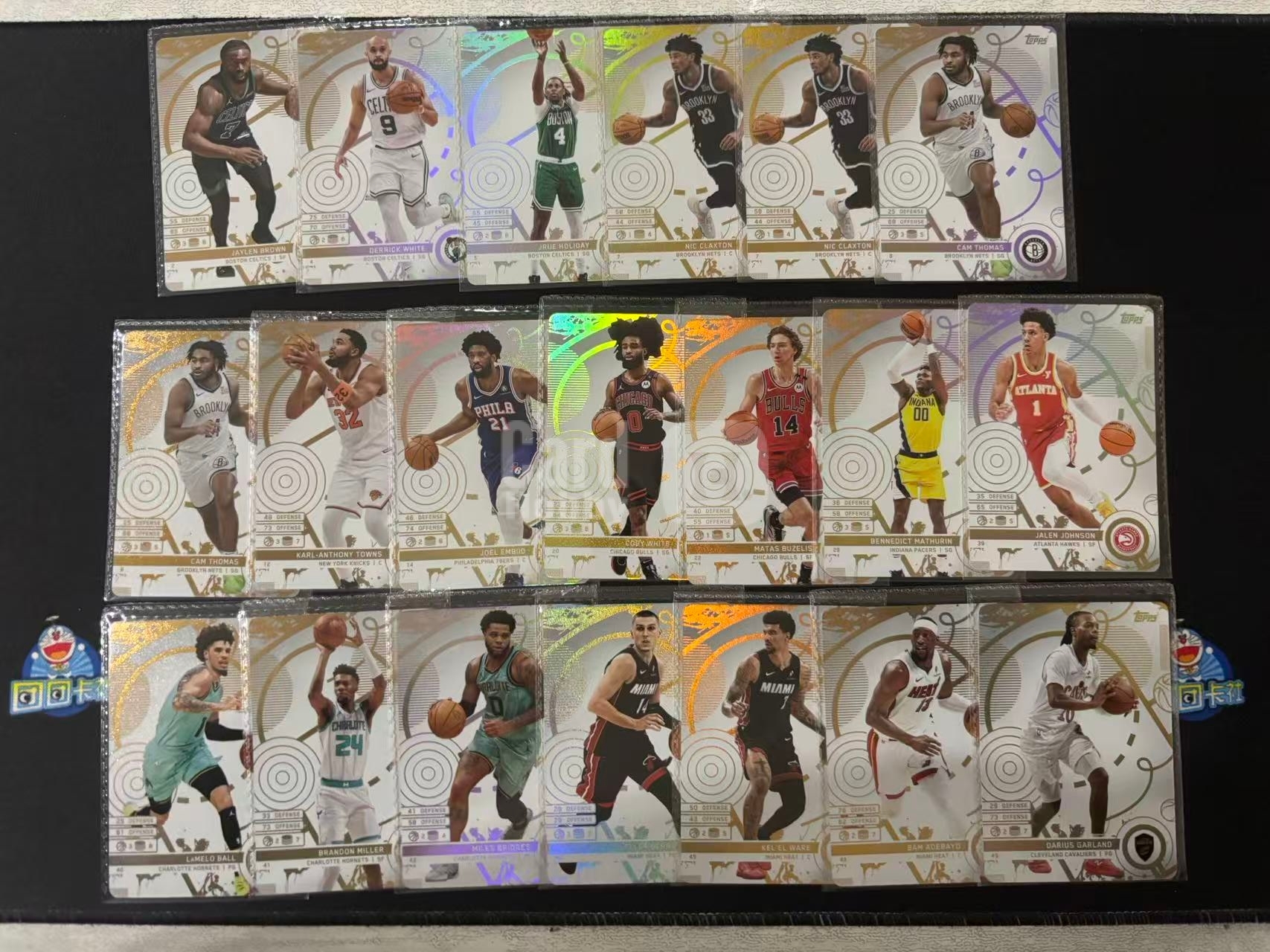 【星辰】TOPPS 2025 match attax 游戏版 布朗 怀特 霍乐迪 赵四 托马斯 恩比德 布泽里斯 三球 鲍尔 米勒 加兰 约翰逊 阿德巴约 等 LOT