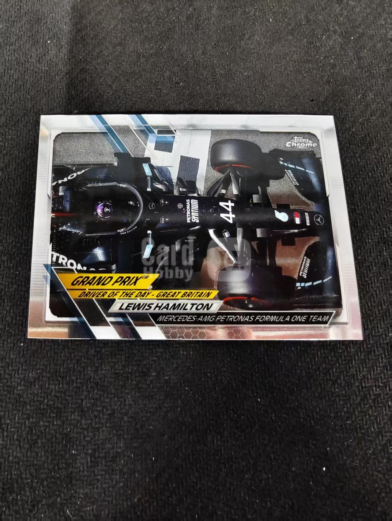 2021 Topps Chrome Lewis Hamilton F1 梅赛德斯奔驰车队 刘易斯 汉密尔顿 划痕 边角瑕疵 #166