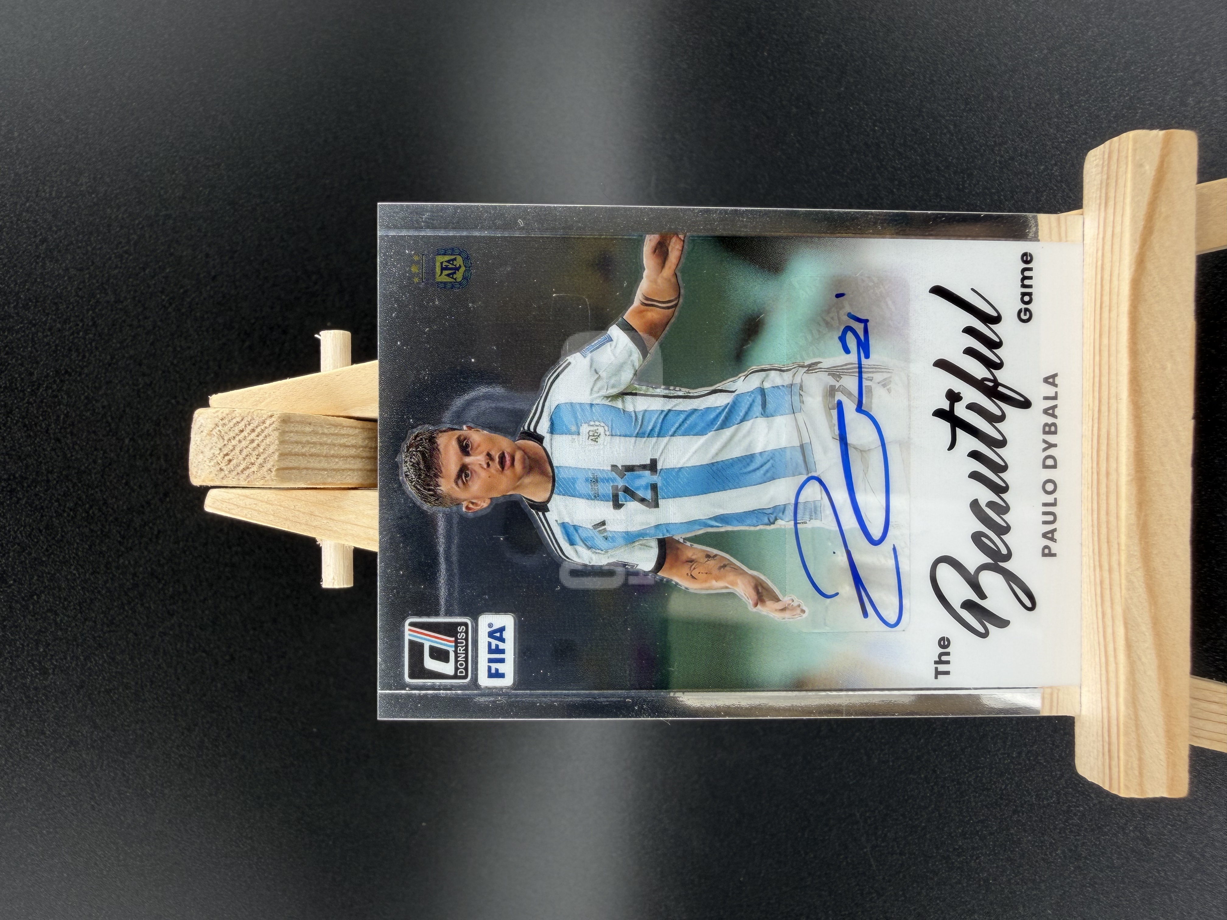 2022-23 Panini Donruss Paulo Dybala 杜蕾斯 阿根廷 保罗 迪巴拉 签字 完美签 小魔仙 美丽比赛签 卡品如图 【陌浪小程】