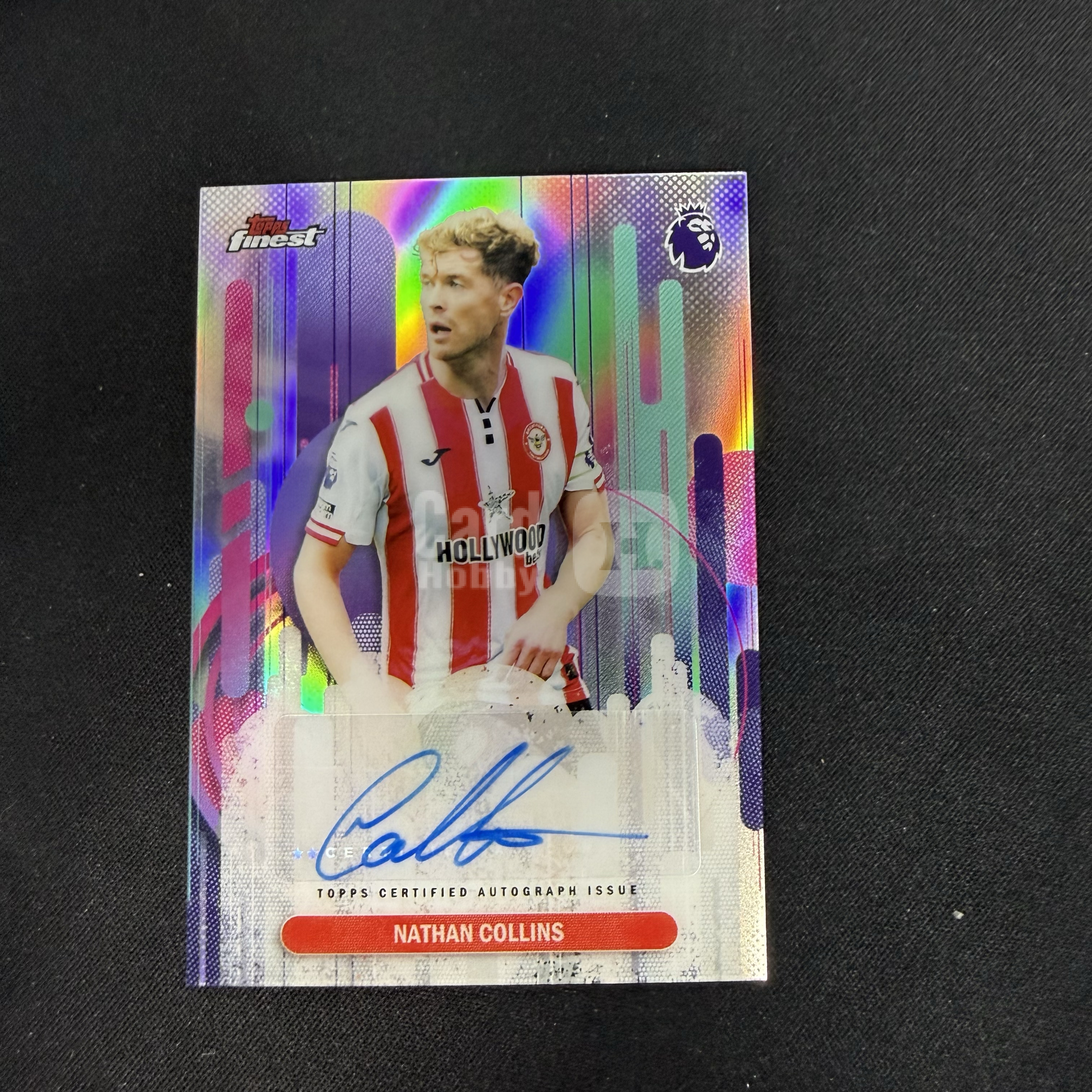 2025-26 Topps Finest Nathan Collins 【SC拍卖】英超 科林斯 布伦特福德 银折 签字 收藏必备(小骆)