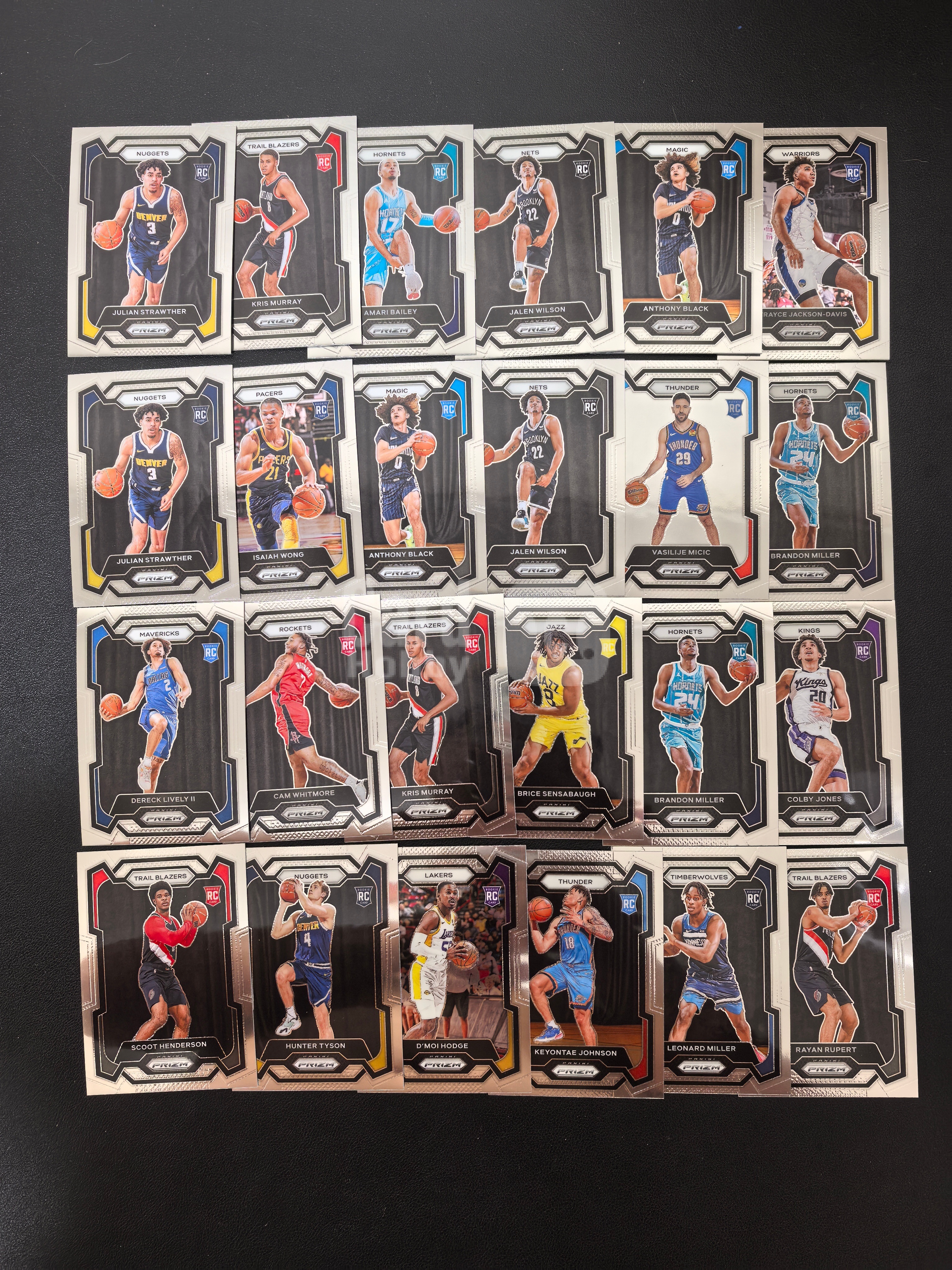 2023-24 Panini Prizm 一图打包 新秀 不包卡品 详情见图 冯总2