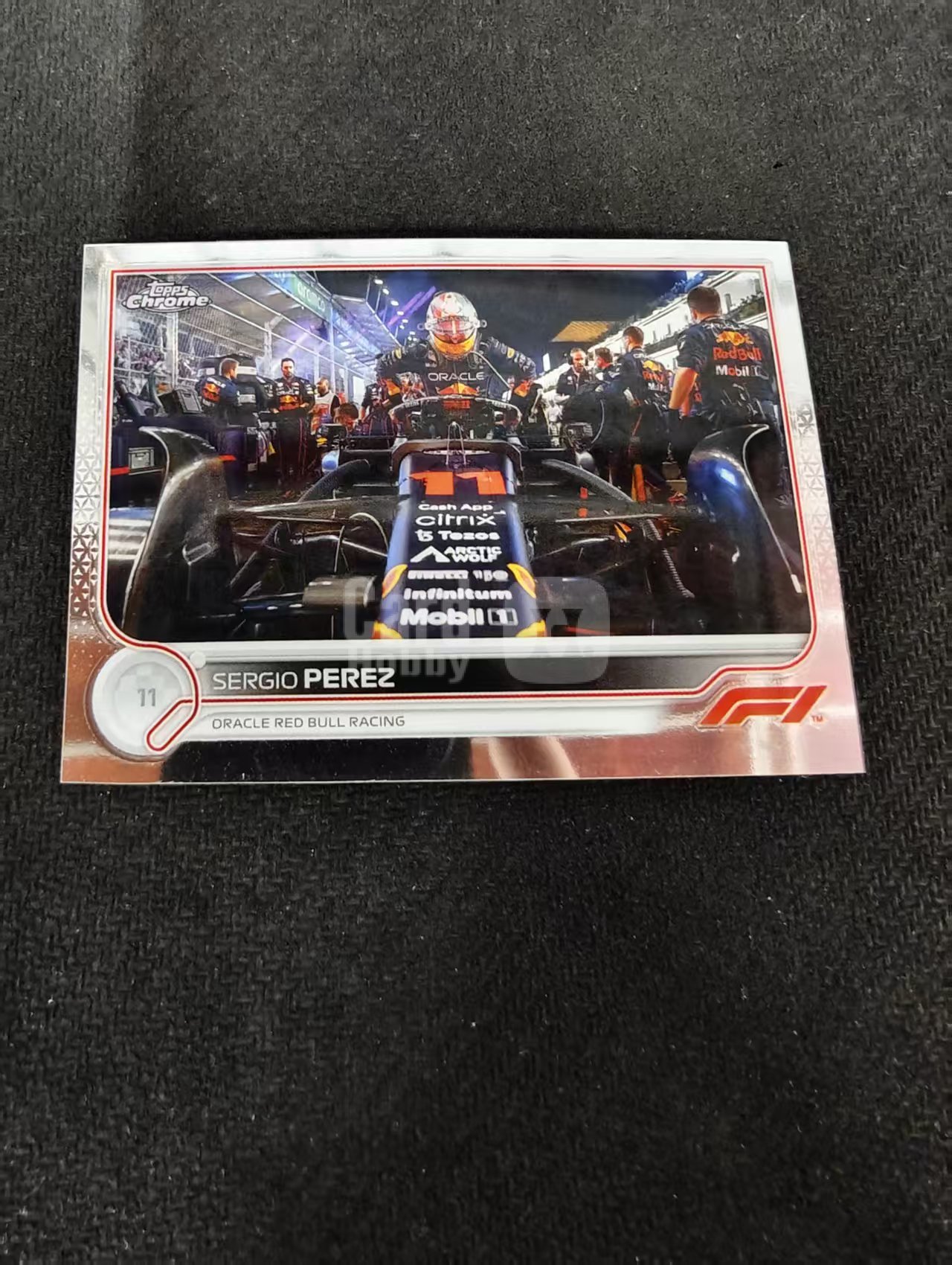 2022 Topps Chrome F1 Sergio Perez 塞尔吉奥 佩雷兹 红牛车队 划痕 边角瑕疵 #23