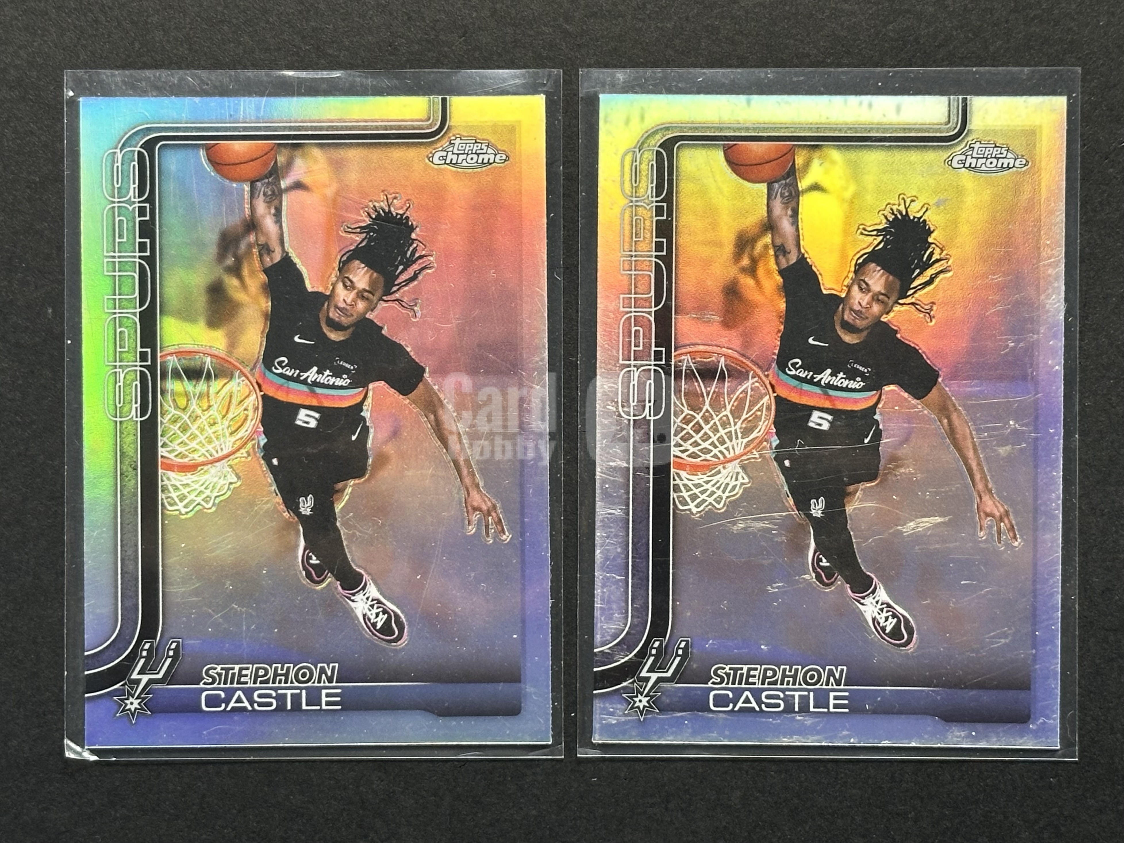6# 2026 Topps Chrome Stephon Castle Update TCU 斯蒂芬 卡斯尔 马刺 银折 折射 lot不保卡品【怪兽代卖】#ZZzz
