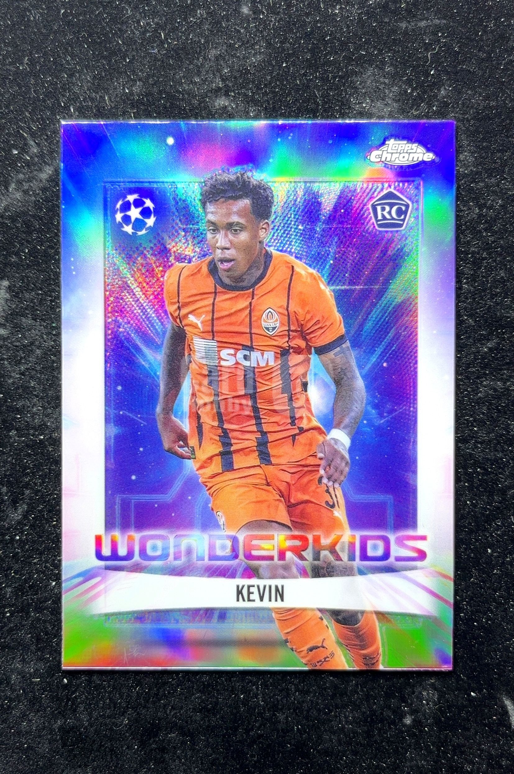 【小白1%代卖】2025 Topps Chrome Wonderkids神奇小妖特卡 Kevin 凯文 紫折 折射 新秀 RC 卡品如图 高价值 #WK-20 FC Shakhtar 0629