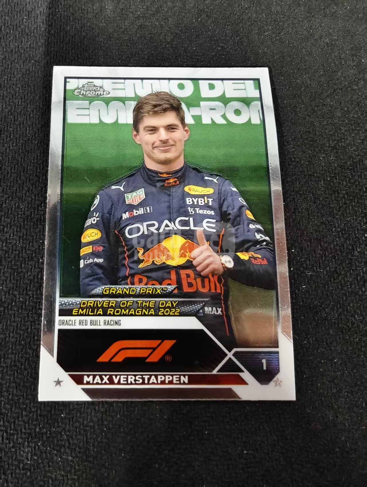 2023 Topps Chrome F1 Max Verstappen 维斯塔潘 红牛 划痕 边角瑕疵 #169