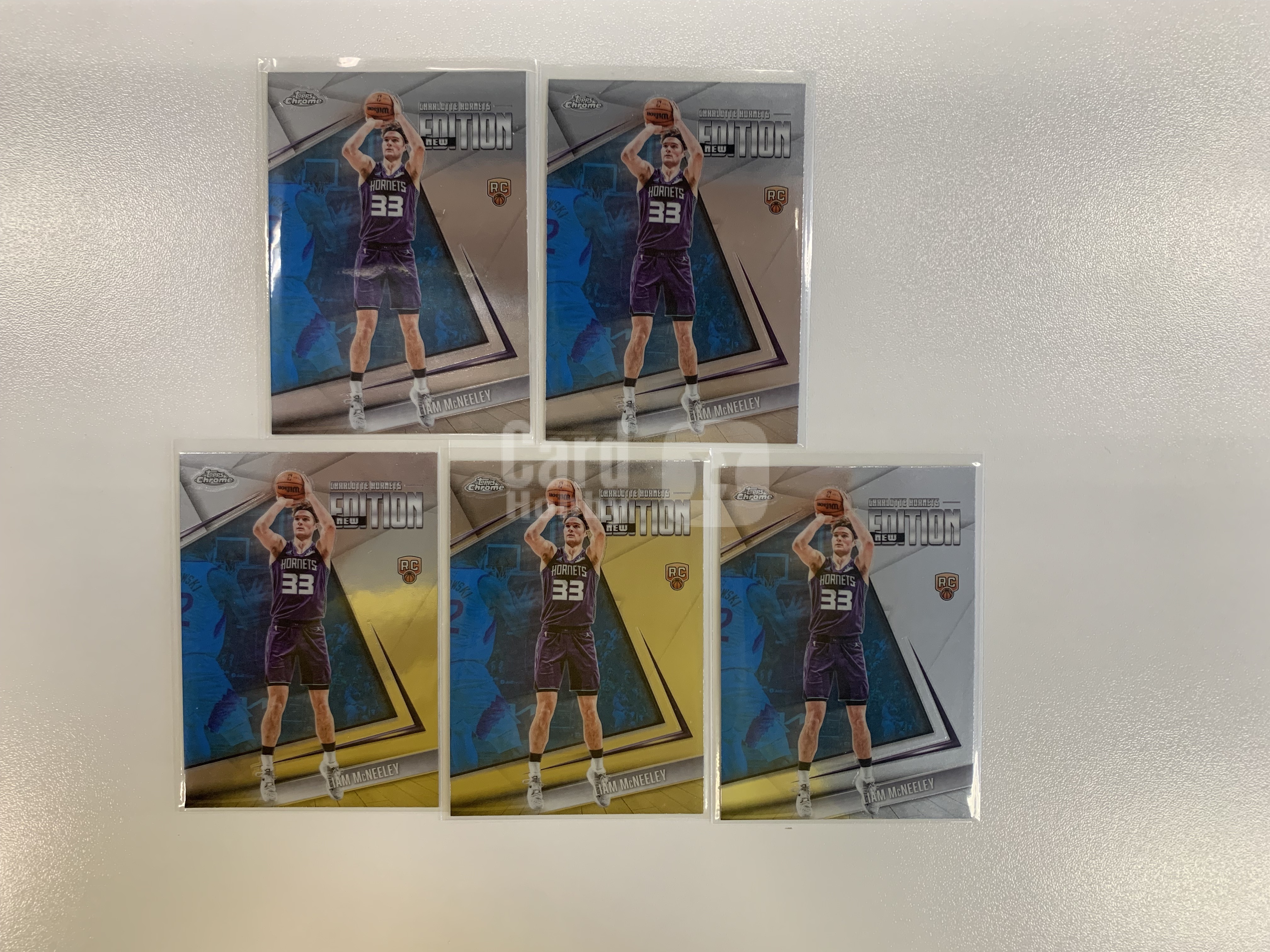 2025-26 Topps Chrome Update Liam Mcneeley 利亚姆 麦克尼利 新秀RC New Edition 特卡打包 黄蜂 ALG