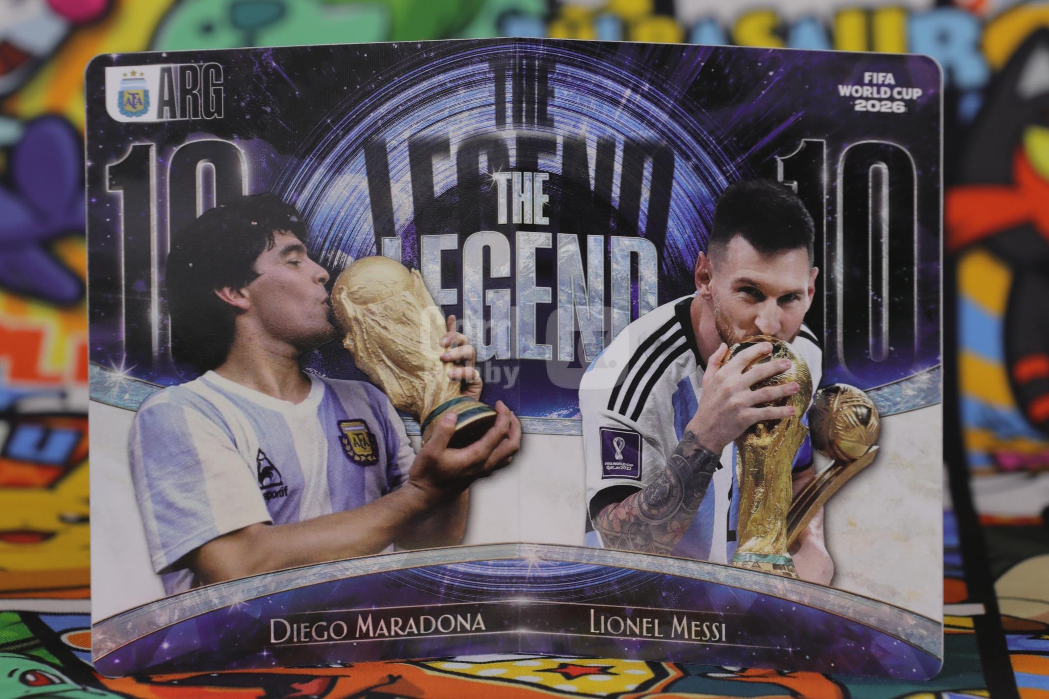 2026 Panini World Cup Prizm Lionel Messi 卡游联名 世界杯 马拉多纳 梅西 阿根廷 传承 小书 卡品如图《剑心代卖》 JXDM YXC