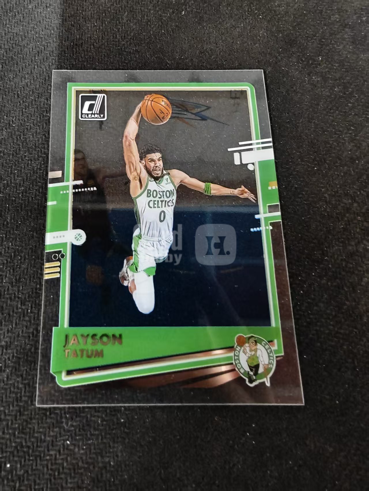 2020-21 Panini Clearly Donruss Jayson Tatum 凯尔特人 杰森塔图姆 杜蕾斯 胶片 划痕 边角瑕疵 #31