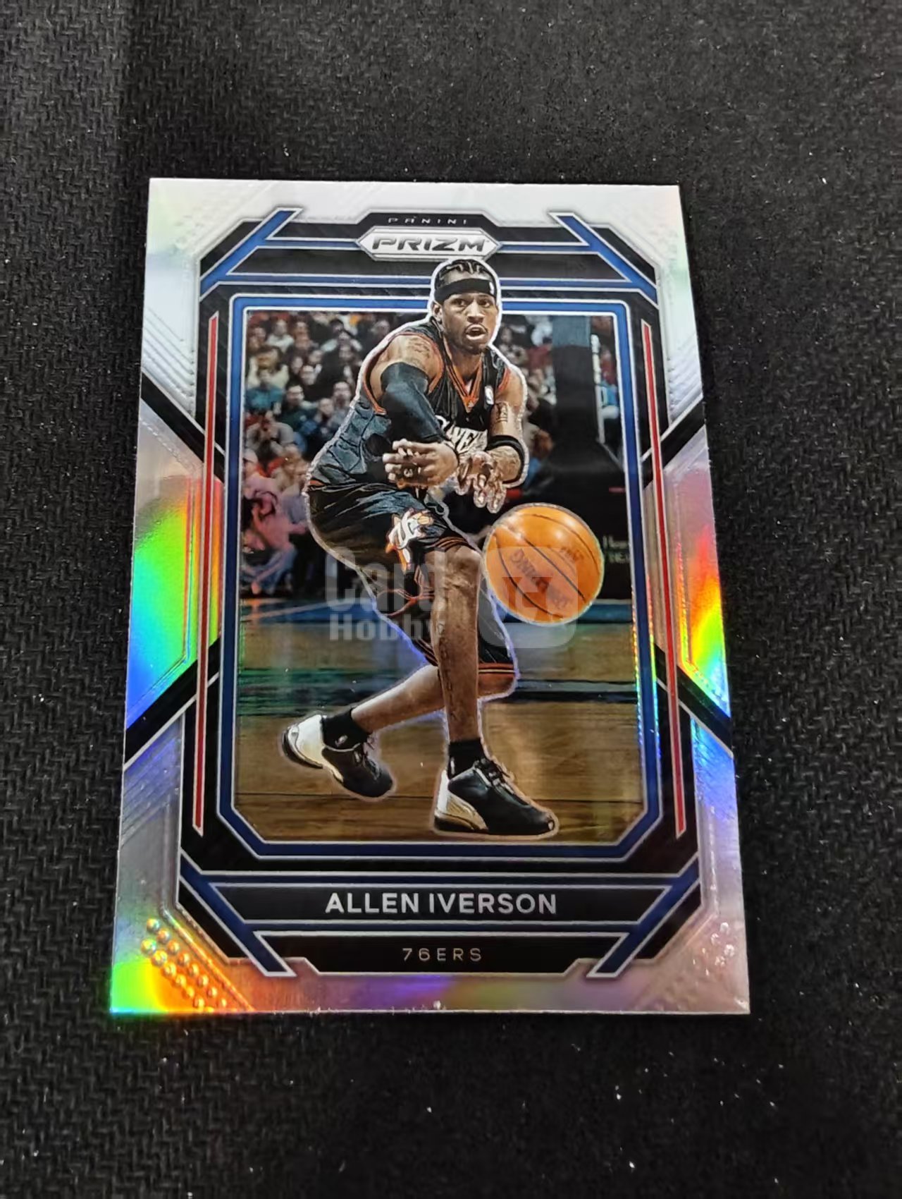 2022-23 Panini Prizm Allen Iverson 76人 答案 阿伦 艾弗森 银折 PZ 划痕 边角瑕疵 #281