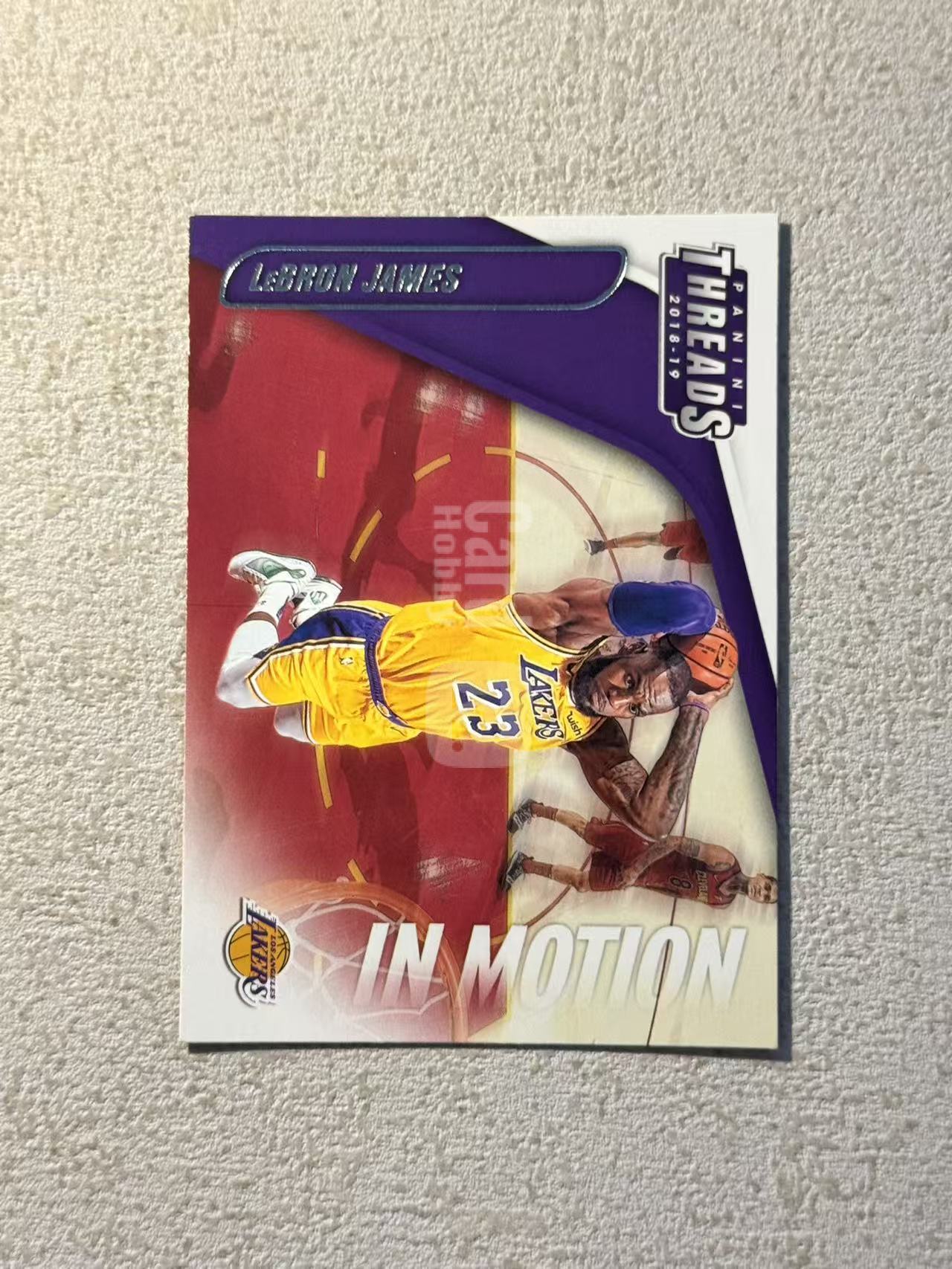 2018-19 Panini Threads LeBron James 小背心 湖人 勒布朗 詹姆斯 大比例 横板特卡 sp 经典选图 收藏必备