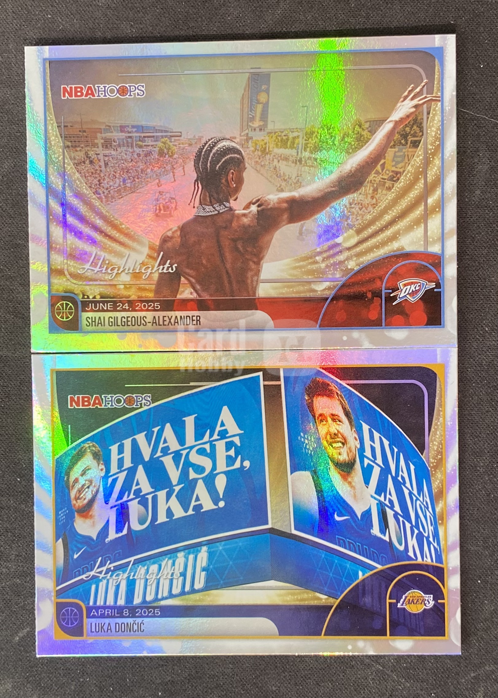 2025-26 Topps Hoops lot 【来拆波卡】雷霆 湖人 亚历山大 东契奇 Highlights 高光特卡 银折 jwcw