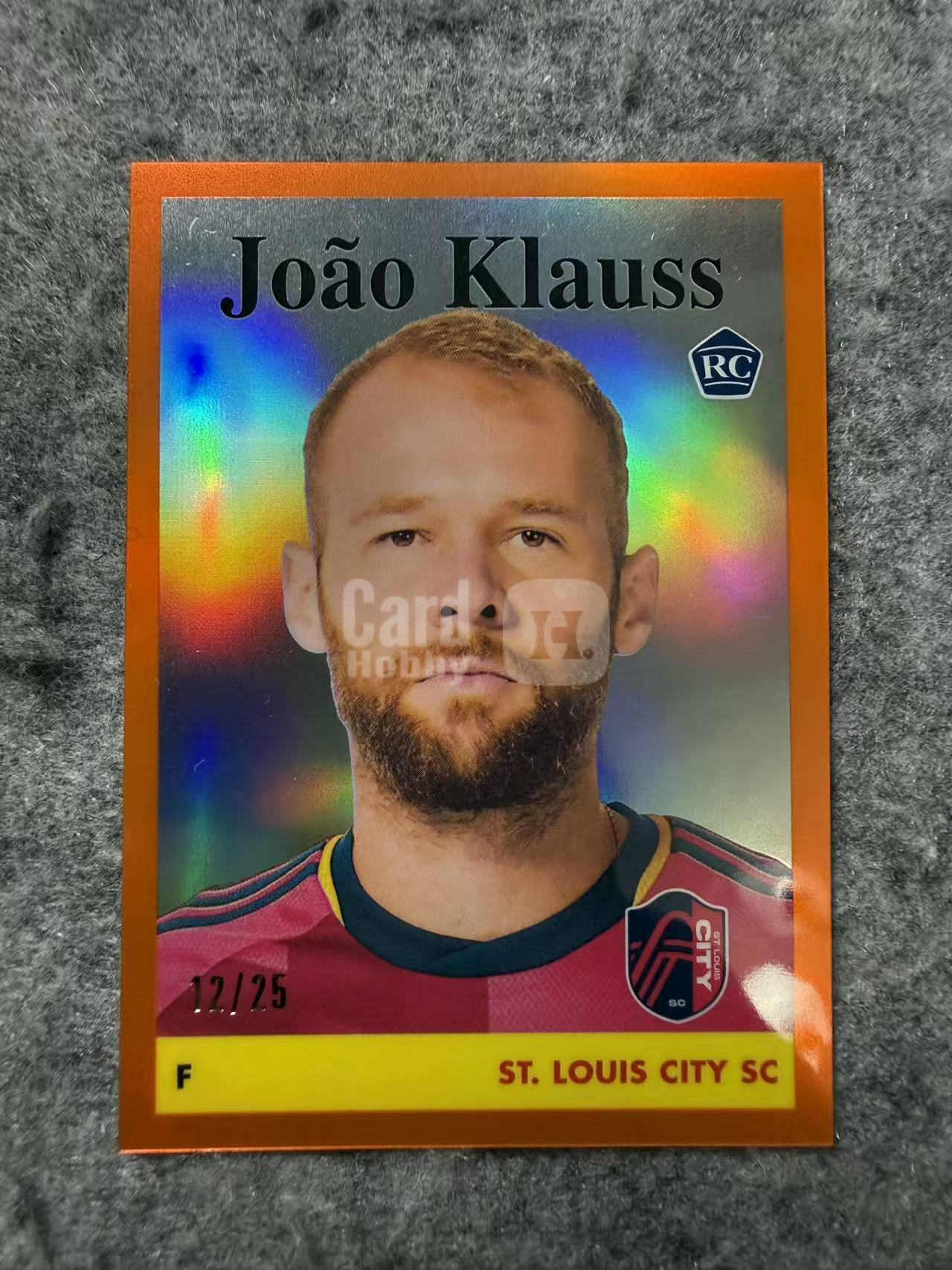 2023 Topps Chrome Joao Klauss MLS 美职联 圣路易斯城 若昂 克劳斯 大比例 橙折 折射 25编 卡品如图 专收必备