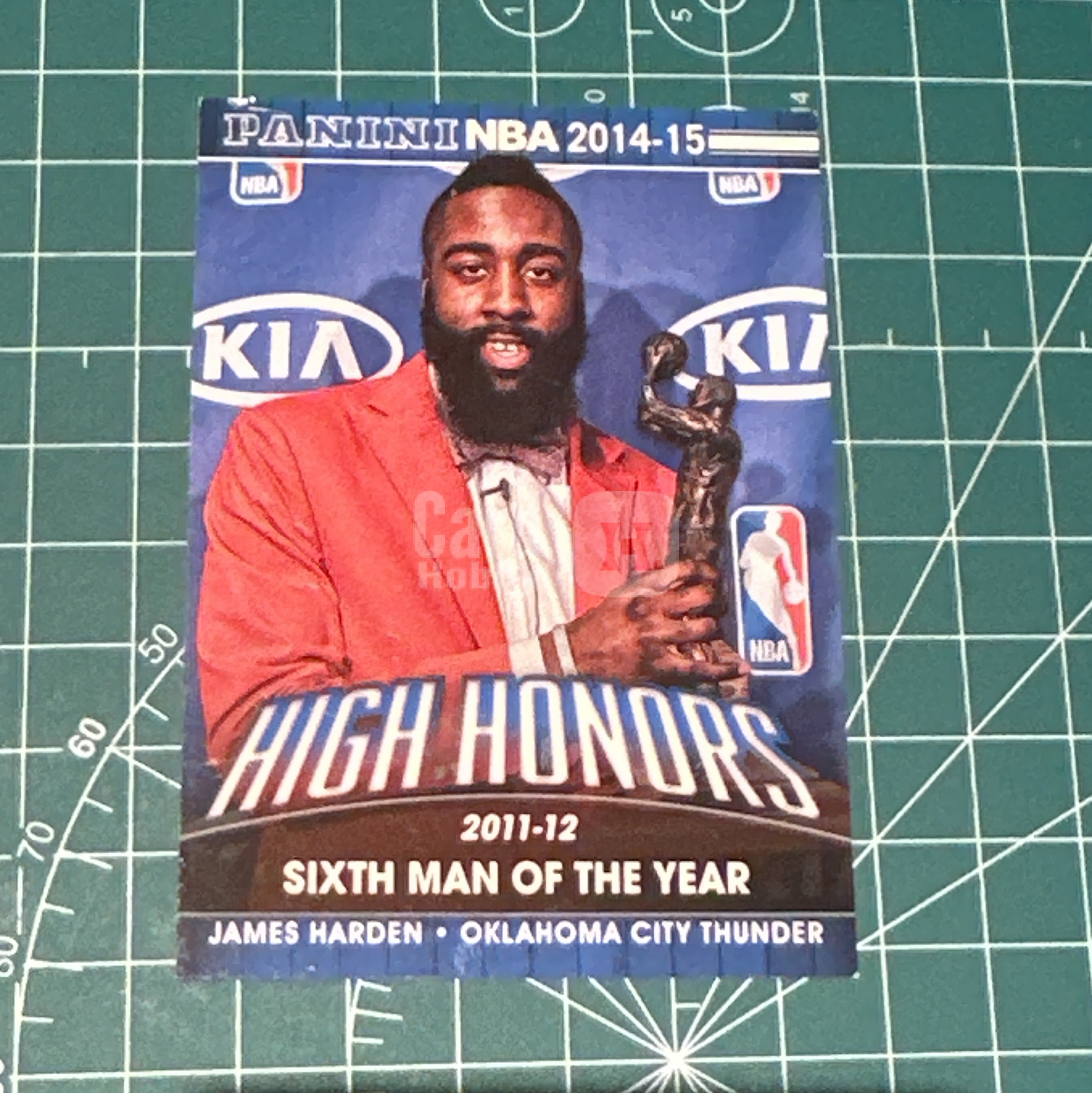 2014-15 Panini Americana James Harden S.p.a. 詹姆斯哈登 2011-12最佳第六人 大胡子 捧杯特卡 荣誉特卡 十年老卡 绝版卡 稀有大比例 收藏必备 划伤