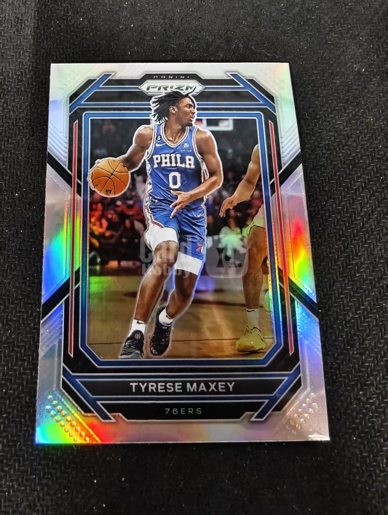 2022-23 Panini Prizm Tyrese Maxey 泰雷赛 马克西 费城76人 银折 PZ 划痕 边角瑕疵 #21