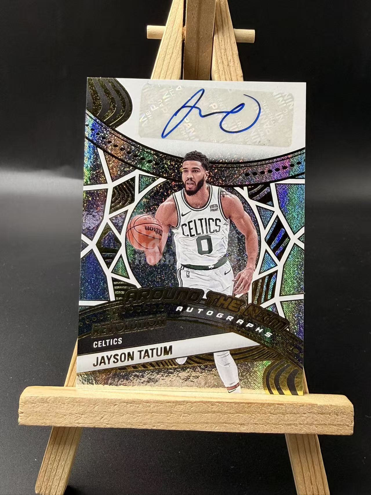 2024-25 Panini Revolution Jayson Tatum 【YT拍卖】 杰森 塔图姆 獭兔 凯尔特人 革命 贴签 签字 折射 点点折~闪电q
