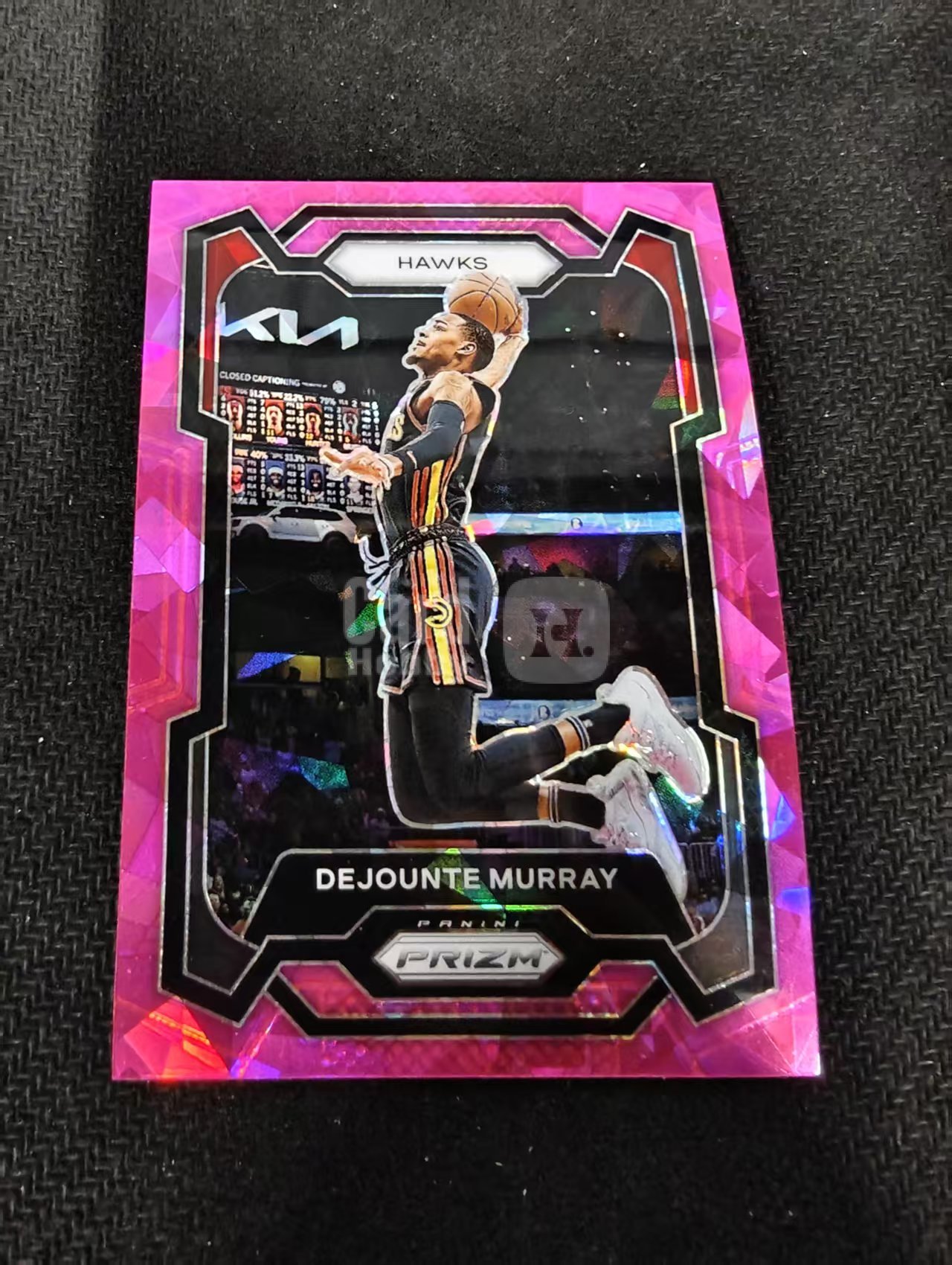 2023-24 Panini Prizm Dejounte Murray 德章泰 穆雷 老鹰 粉碎冰 PZ 划痕 边角瑕疵 #112