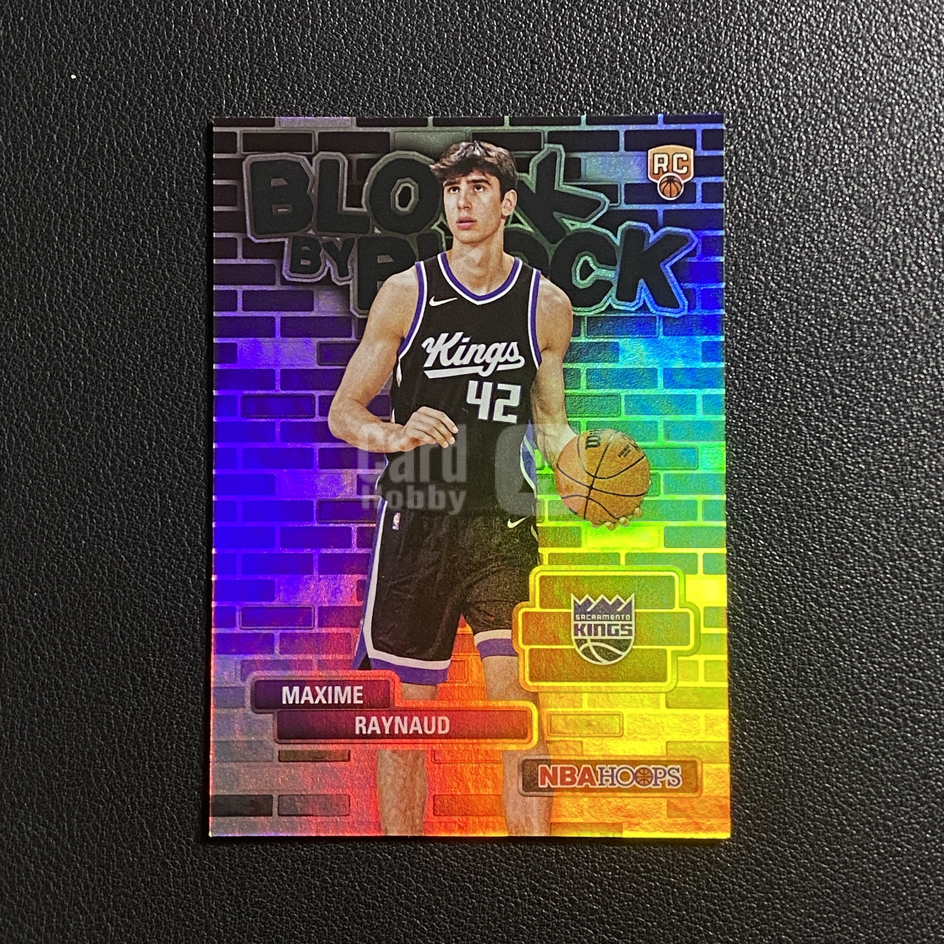 【伦子】2026 TOPPS CHROME HOOPS RC 新秀 国王 MAXIME RAYNAUD 雷诺 BLOCK BY BLOCK 大比例SP 银折 特卡 瑕疵见图 SAMM-09