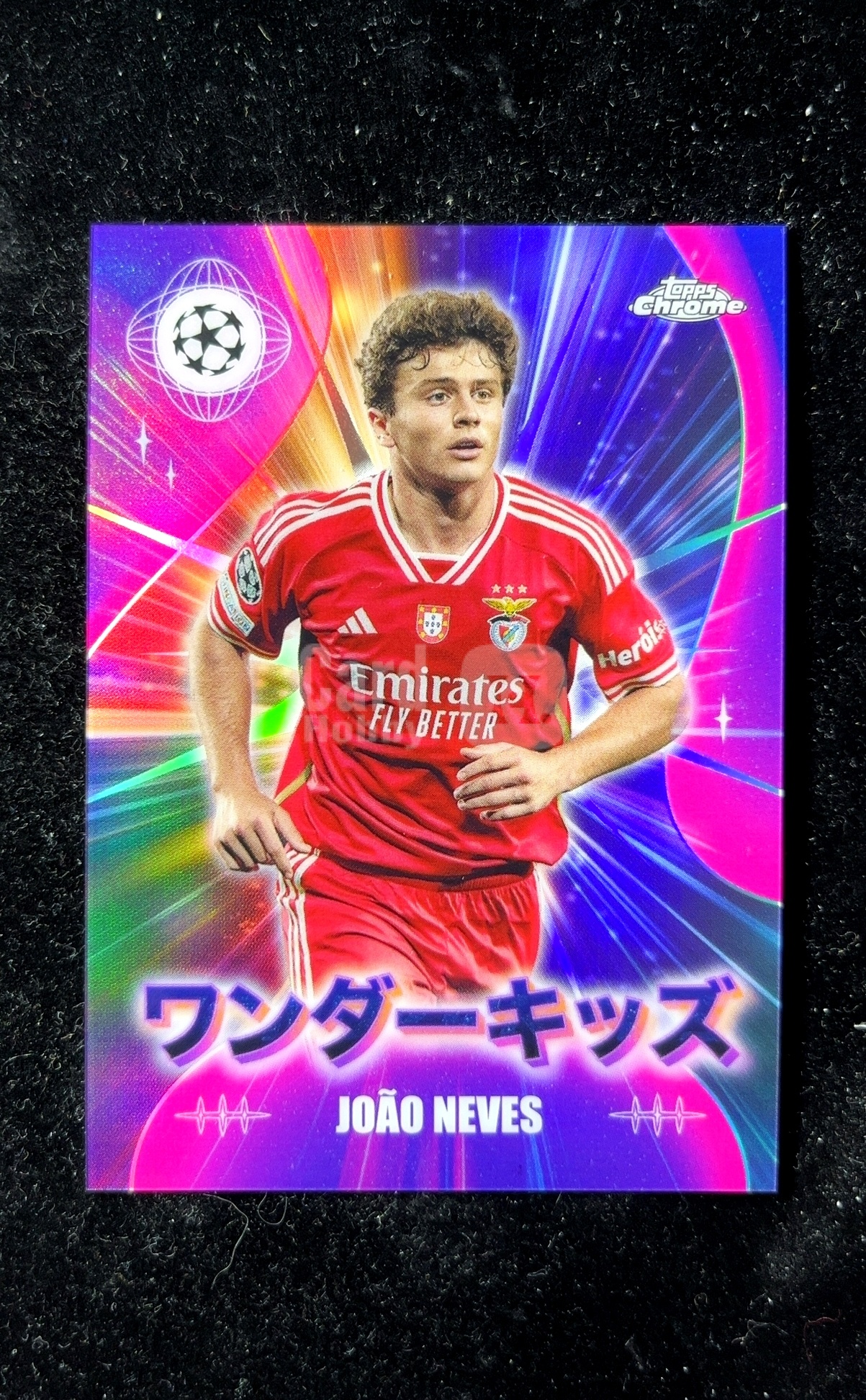 【小白1%代卖】2024 Topps Chrome Wonderkids 神奇小妖特卡 日版 JOÃO NEVES 若昂·内维斯 紫折 折射 凑套必备 极具价值 #WK-19 0605