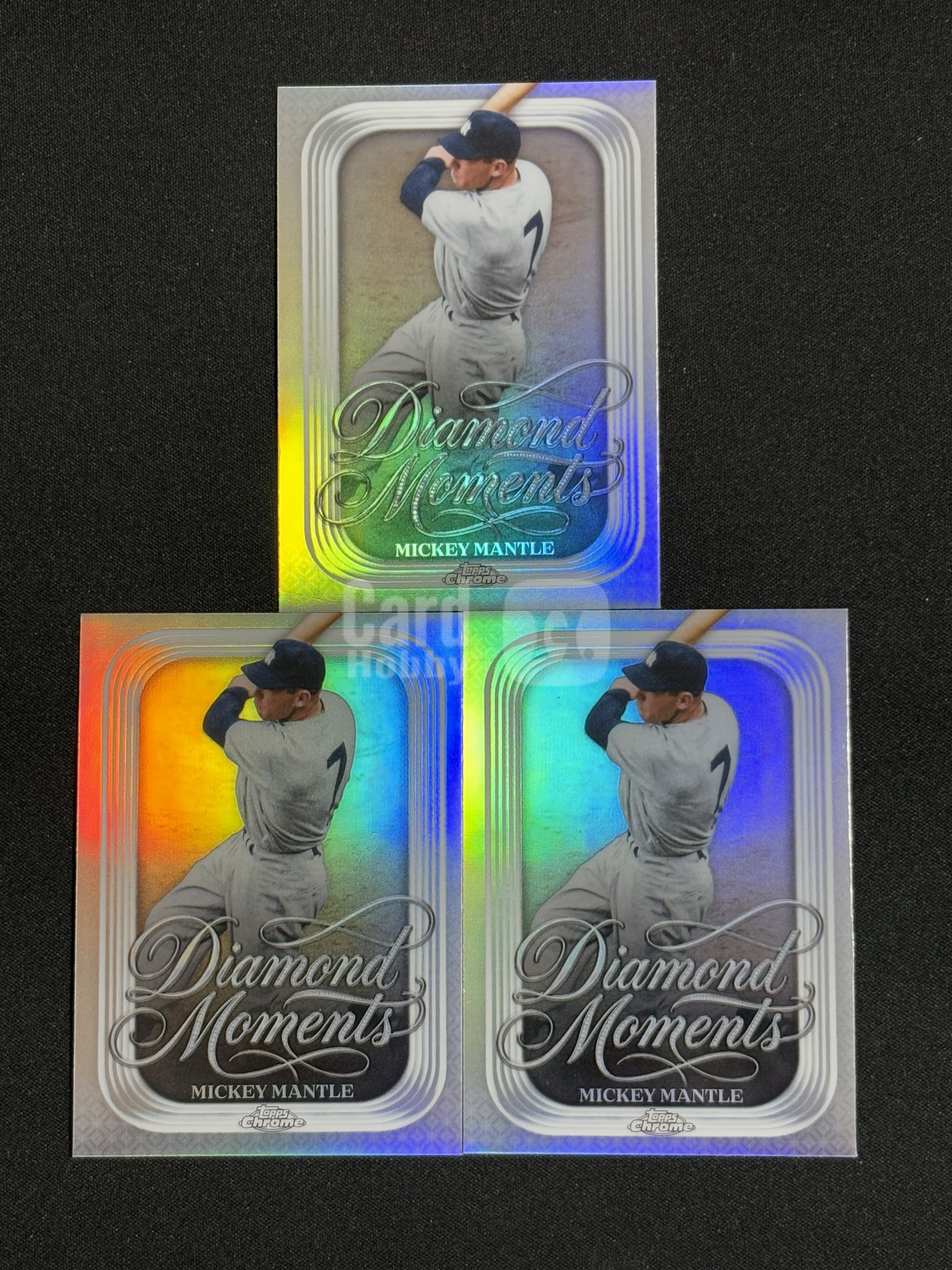 2026 Topps Bowman Mickey Mantle 棒球 MLB 纽约洋基 米奇 曼托 Diamond Moments 钻石时刻特卡 银折 打包lot 不包品 - 红豆