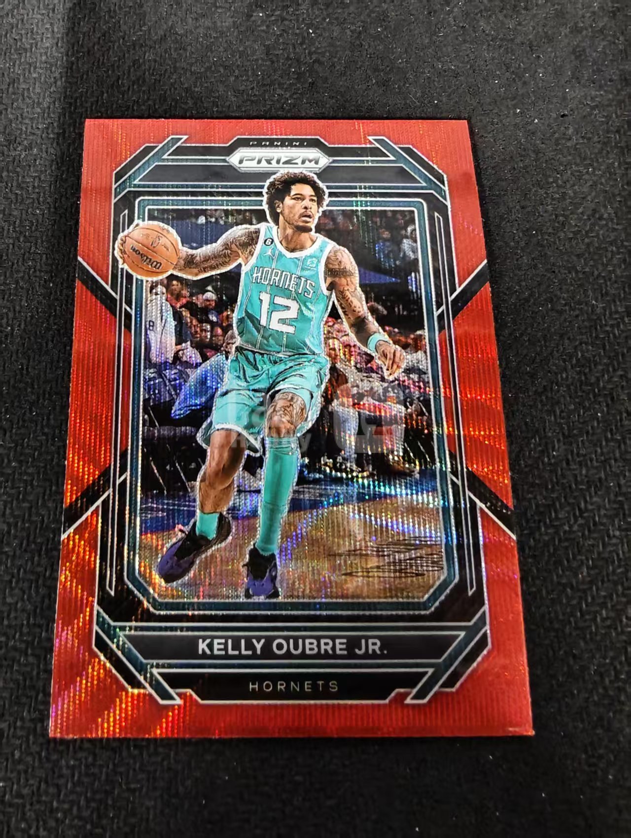 2022-23 Panini Prizm Kelly Oubre Jr. 小凯利 乌布雷 黄蜂 红波纹 PZ 划痕 边角瑕疵 #159