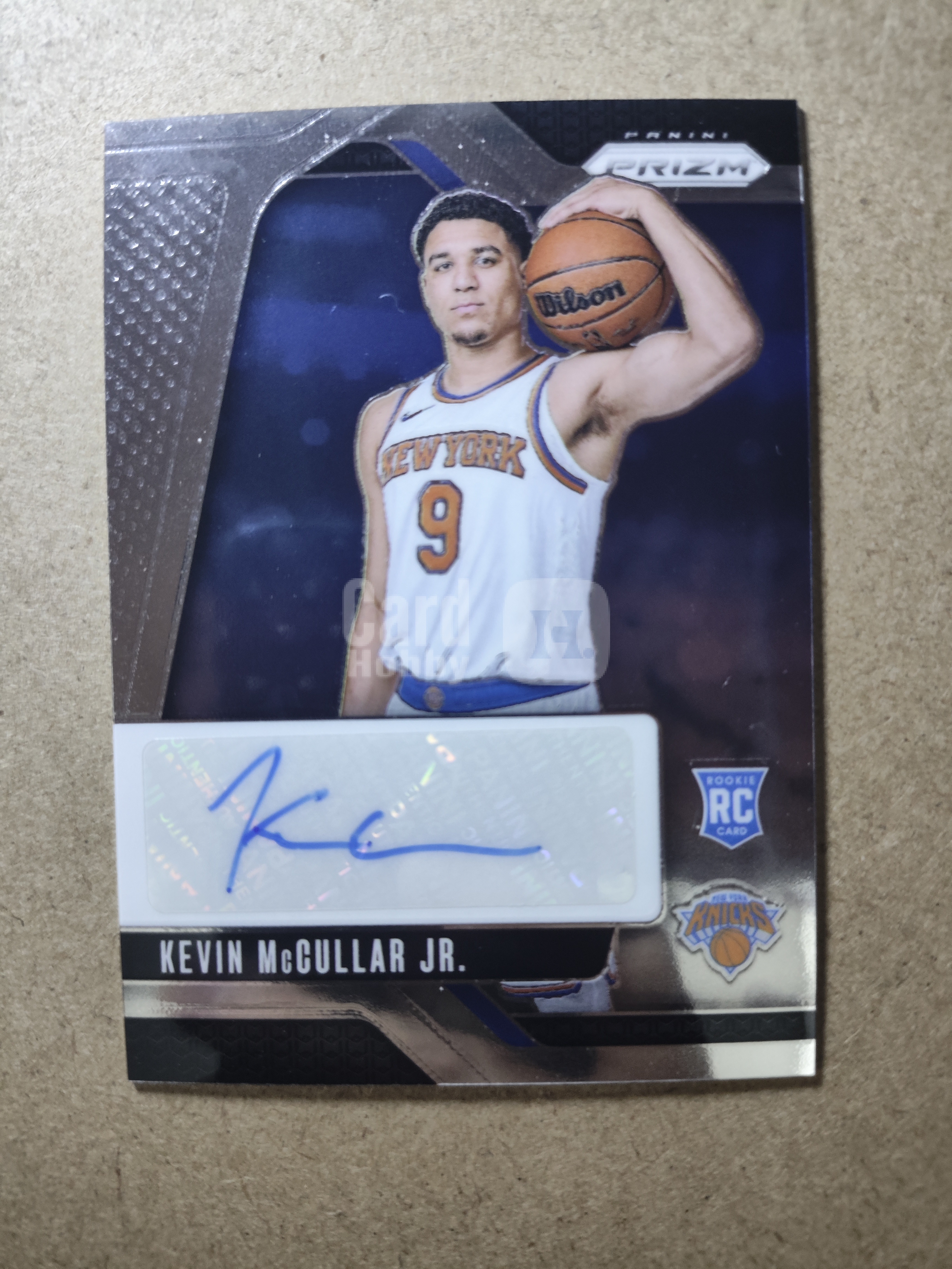 2024-25 Panini Prizm Kevin McCullar Jr. RC 纽约尼克斯 小凯文 麦卡勒 新秀 RC 银折 折射 签字 卡品如图 未来可期 收藏必备 布伦森 唐斯队友