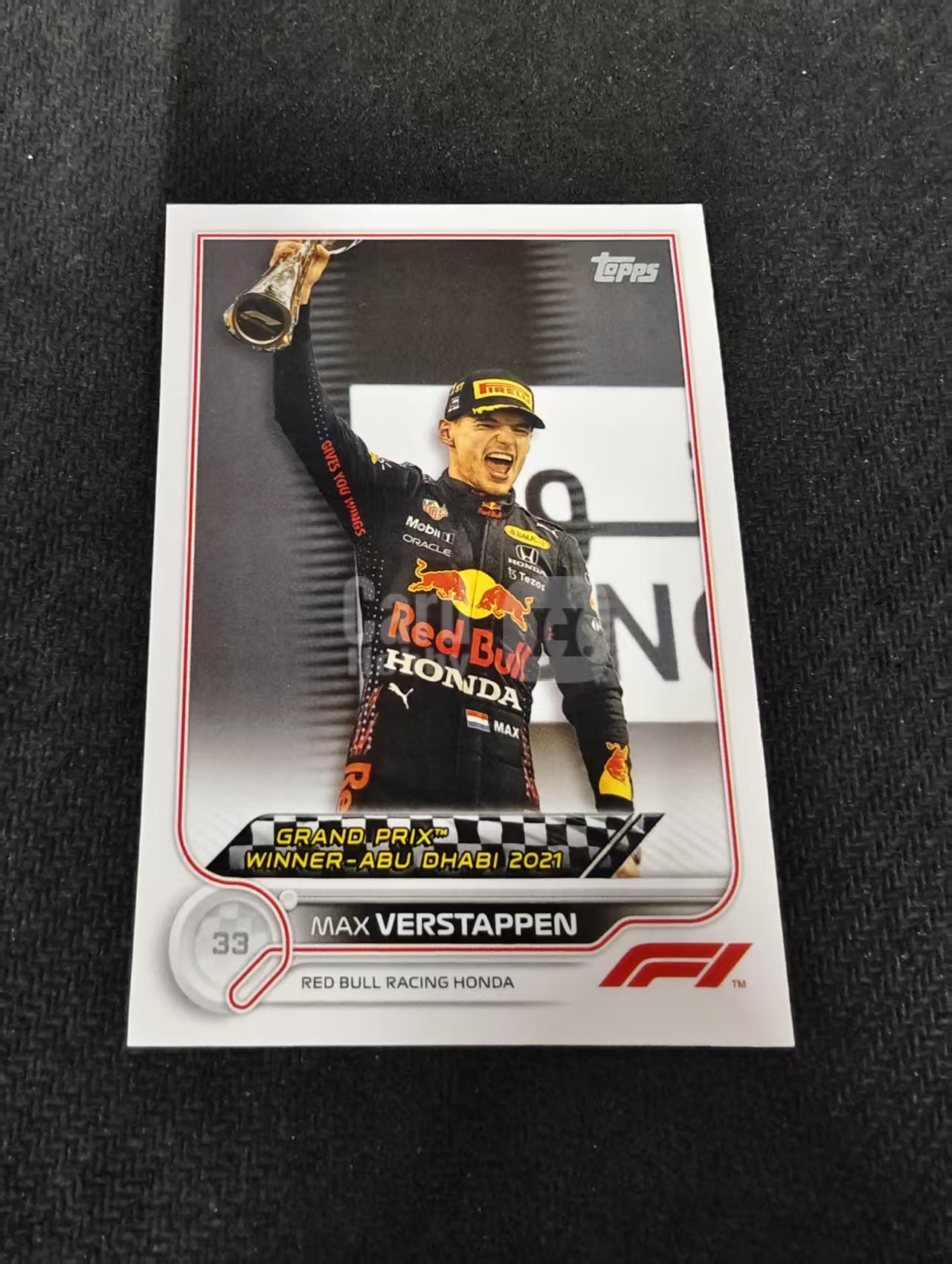 2022 Topps Chrome F1 Max Verstappen 维斯塔潘 红牛 划痕 边角瑕疵 @172