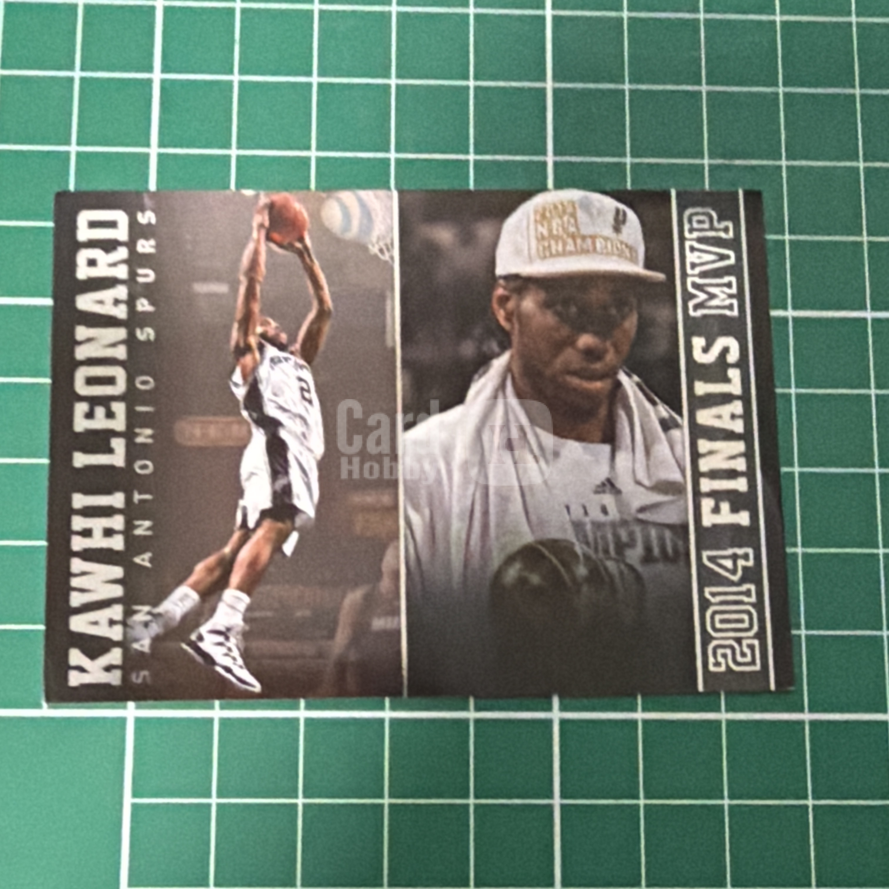 2014-15 Panini Americana Kawhi Leonard S.p.a. 科怀伦纳德 卡哇伊 马刺队2014总决赛最有价值球员 FMVP 特卡 闪卡 十年老卡 绝版卡稀有大比例