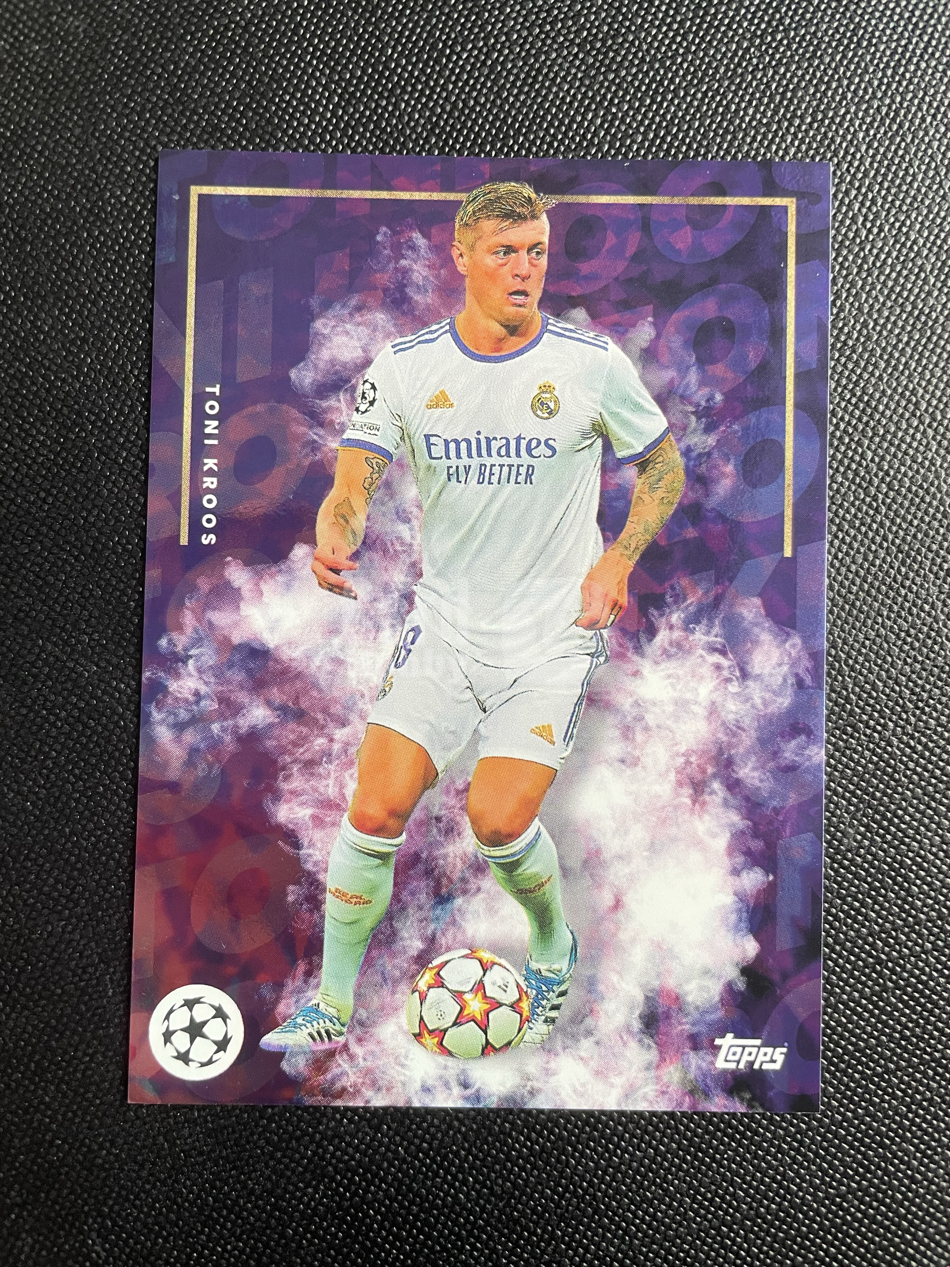 2022 Topps Mourinho Toni Kroos 【hellfire拍卖】topps 穆里尼奥白金盒 皇马 德国 托尼 克罗斯 base 轻微白边介意勿拍 YN