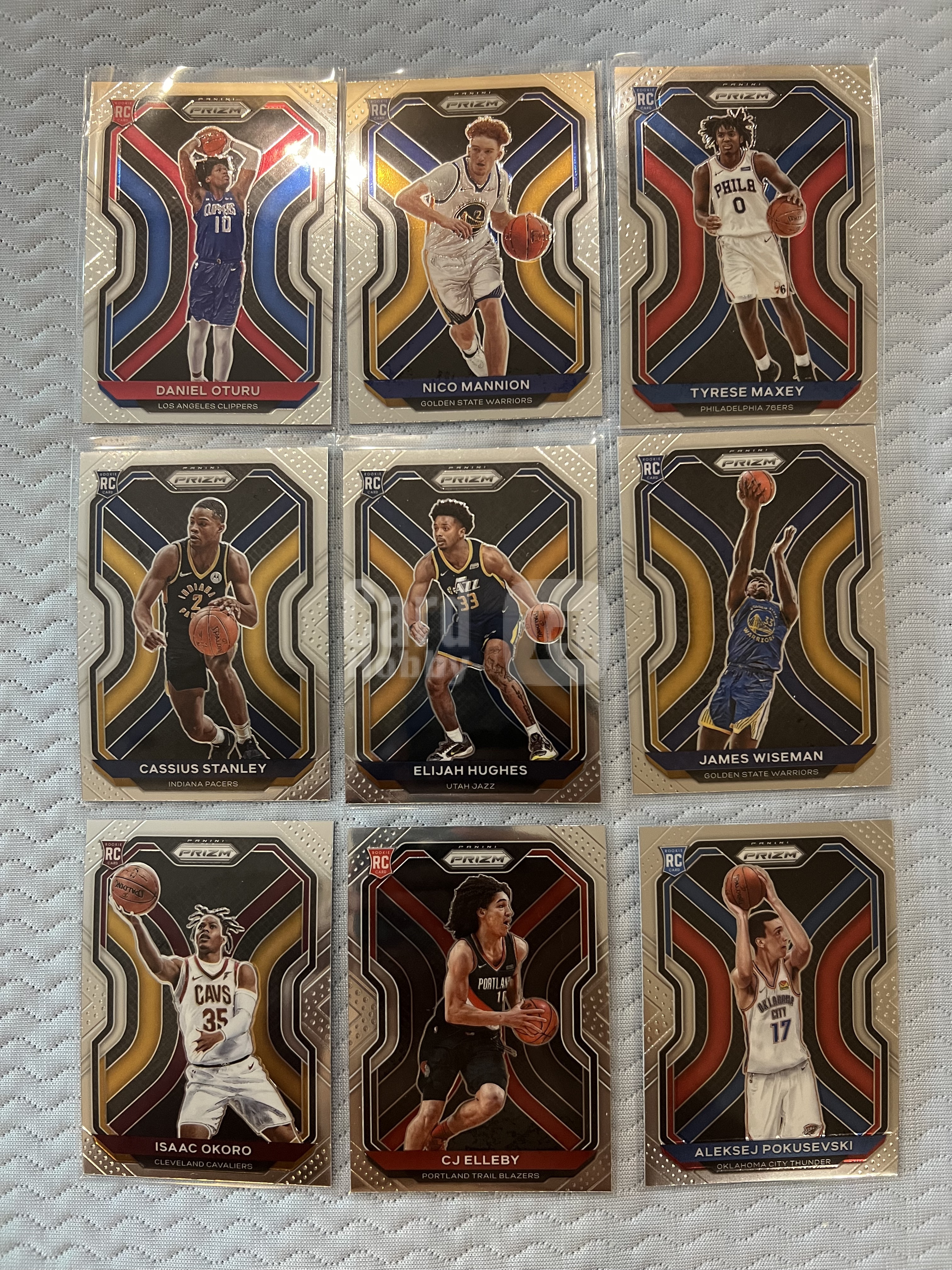 2020-21 Panini prizm 多人 9张 新秀RC 正base 基础卡 !!马克西新秀RC!!按需购买!!凑套必备!!
