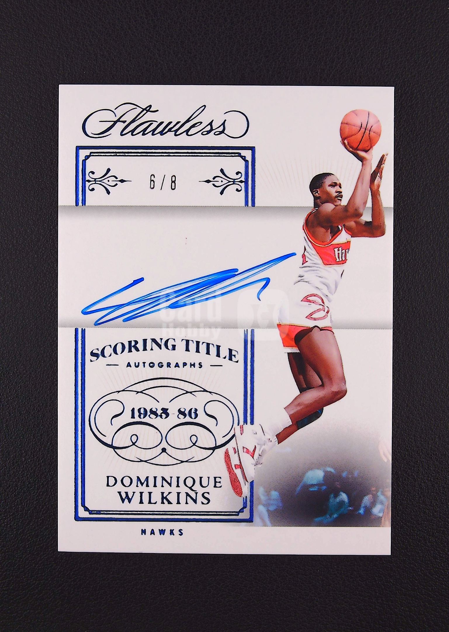 【古都代卖】 2023-24 Panini Flawless Dominique Wilkins 多米尼克 威尔金斯 老鹰 卡签 签字 ...
