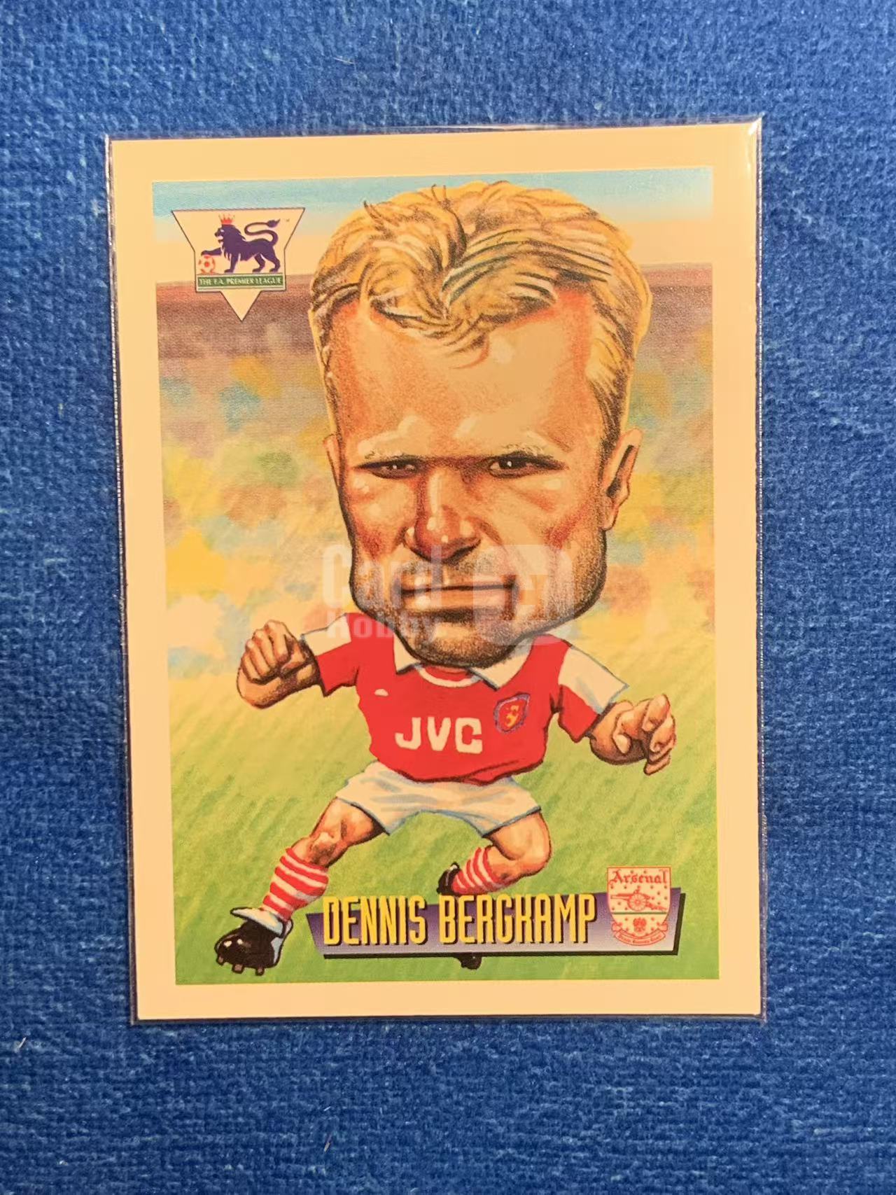 1996 Merlin Premier Dennis Bergkamp 梅林英超 阿森纳Arsenal 博格坎普 英超冠军 艺术大师 不败赛季 荷兰Holland 阿贾克斯Ajax 国际米兰Inter