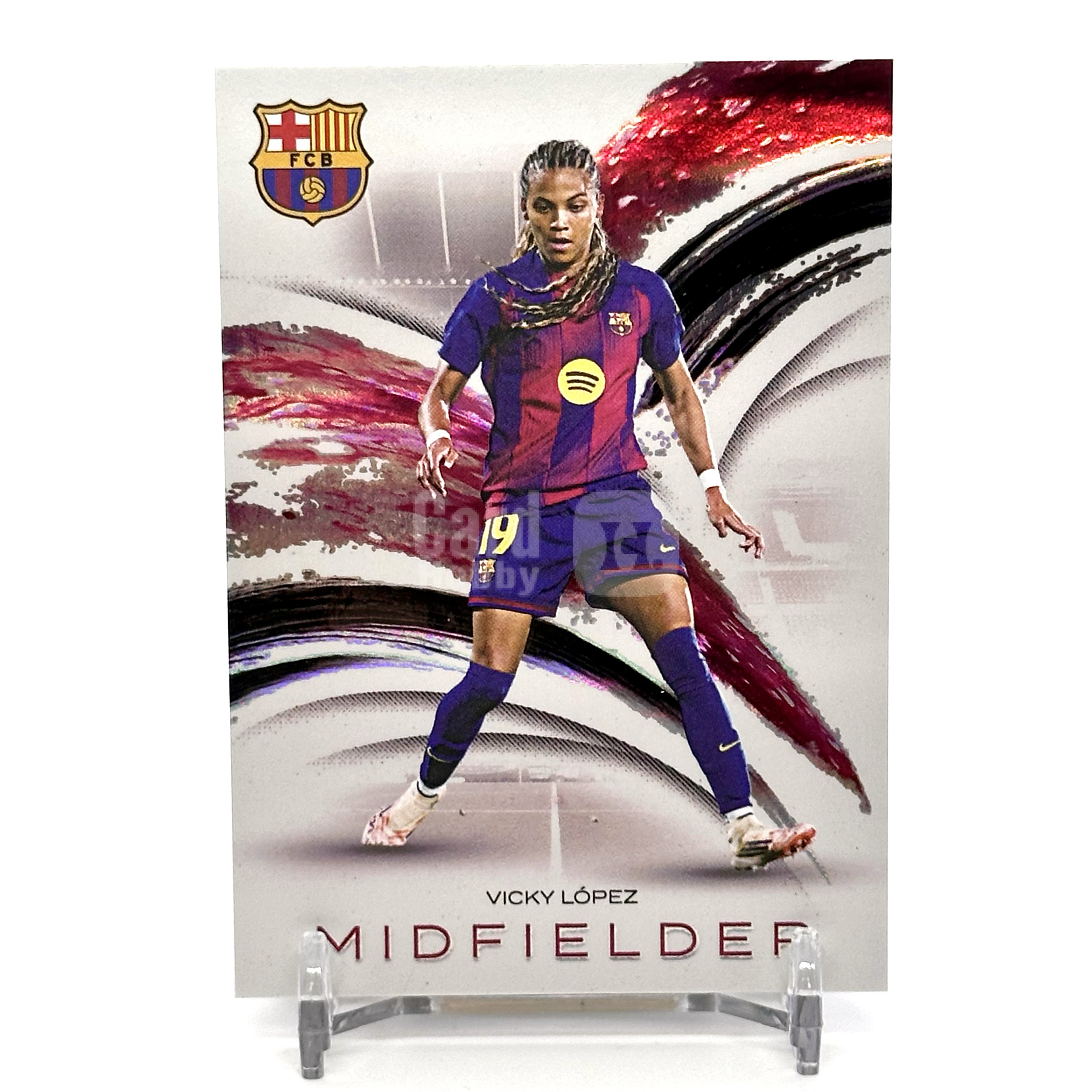2025 Futera Incredible Barcelona Vicky Lopez Base Midfield 20/39编 中场基础卡 维姬 洛佩斯 巴塞罗那 巴萨 女足 福特拉【芥末-阿玮】