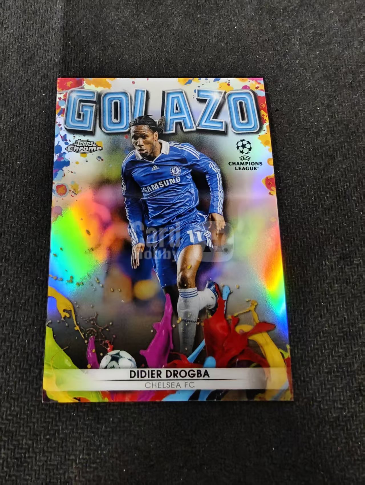 【可合并,不累计】2022 Topps Chrome Didier Drogba 切尔西 科特迪瓦 魔兽 德罗巴 Golazo特卡 银折 不保卡品 介意勿拍