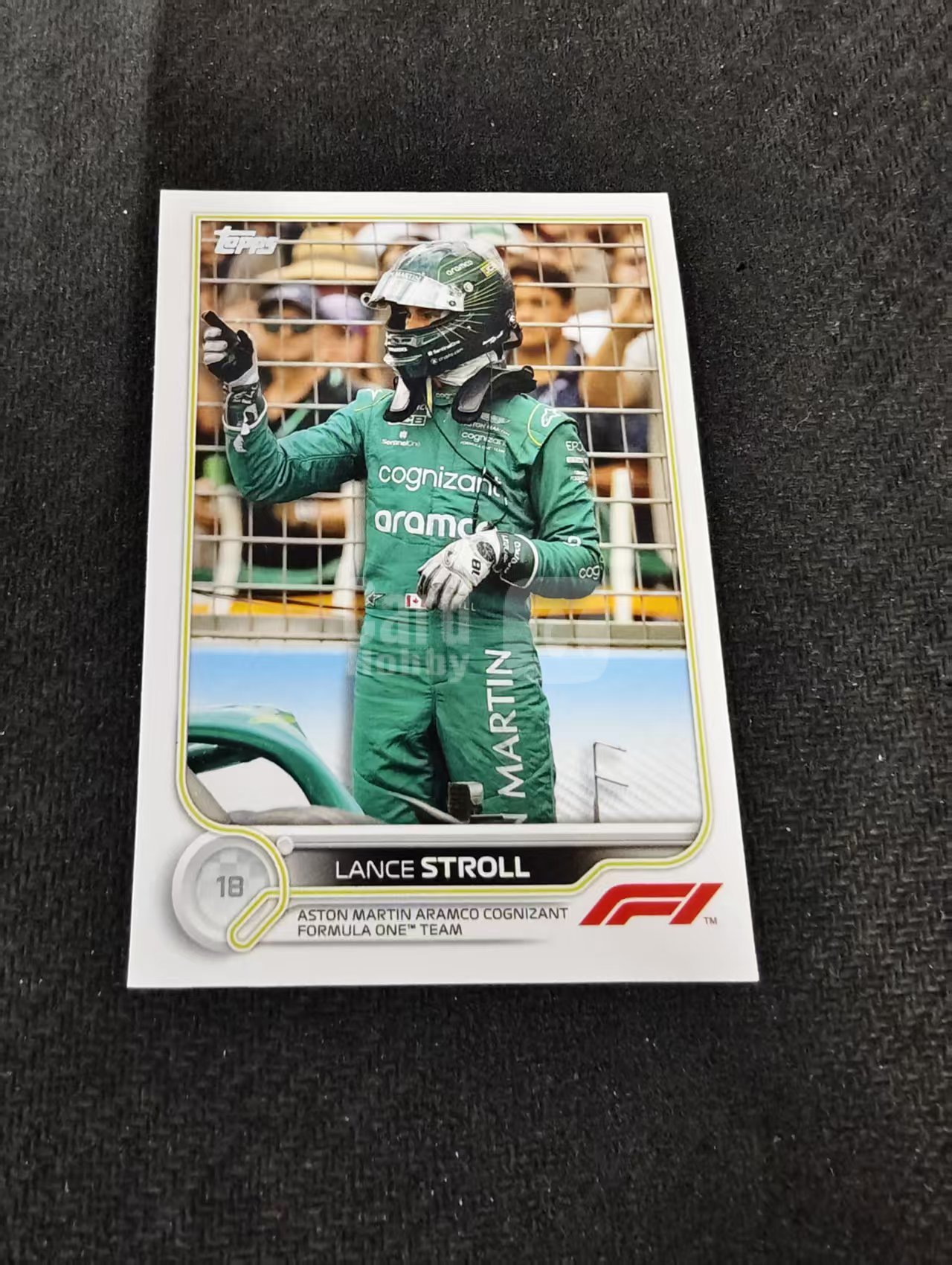 2022 Topps Chrome F1 Lance Stroll 兰斯 斯特罗尔 阿斯顿马丁 划痕 边角瑕疵 @50