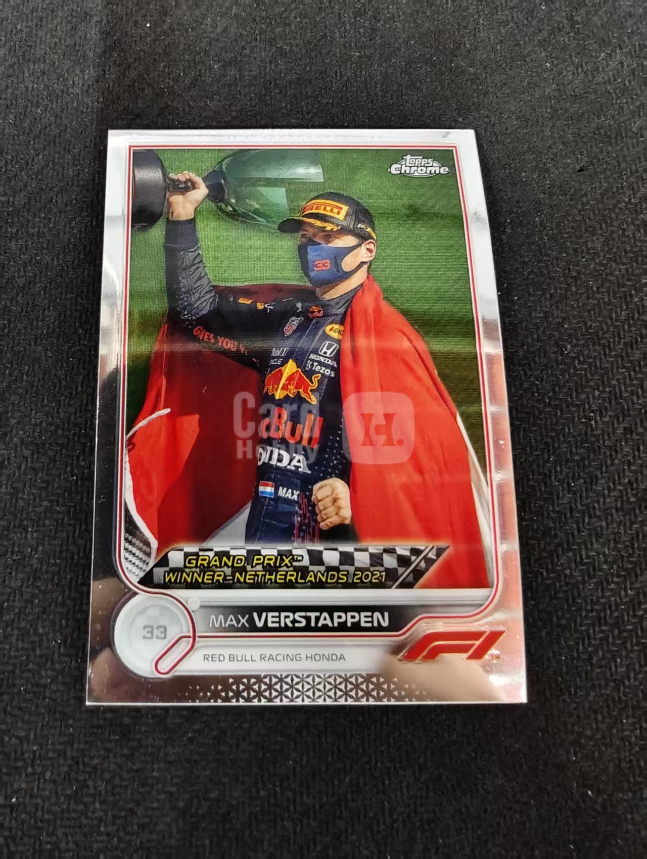 2022 Topps Chrome F1 Max Verstappen 维斯塔潘 红牛 划痕 边角瑕疵 #163