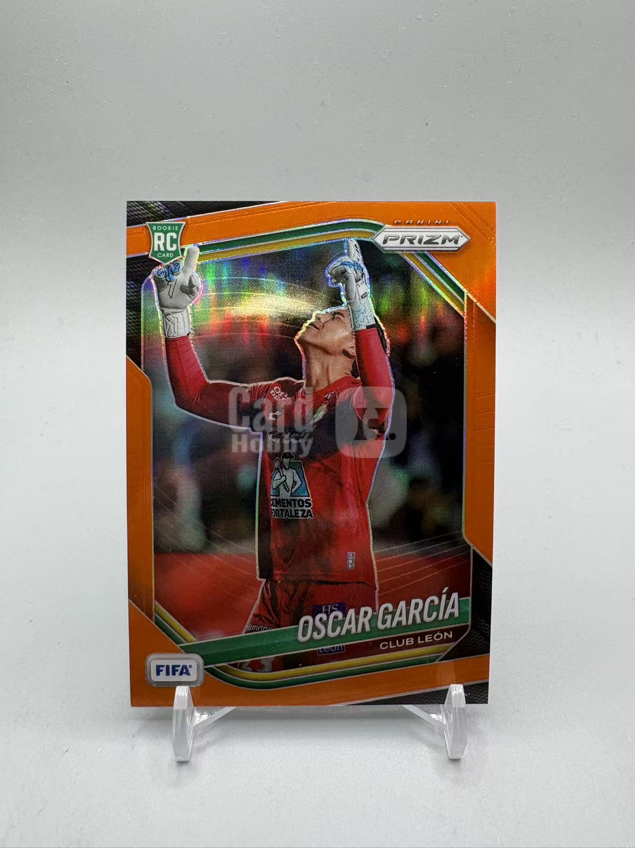 2025-26 Panini Prizm oscar garcia RC 【灰灰代拍】全新 FIFA PZ 莱昂 奥斯卡 加西亚 新秀 橙折 125编 焱