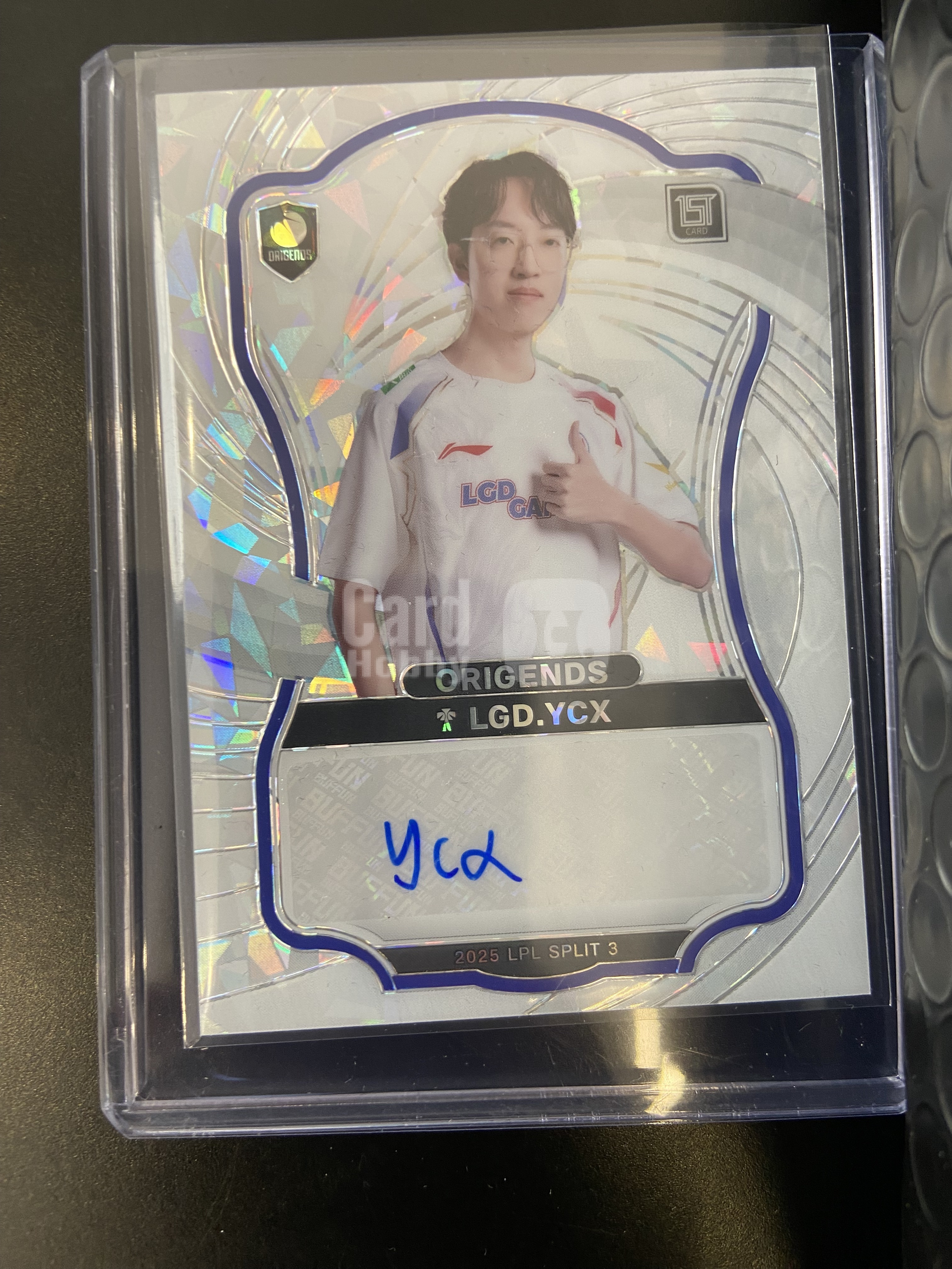2026 Buffun LPL YCX 单人签字 白碎冰 LGD 不凡玩品 光启 英雄联盟 乐哥