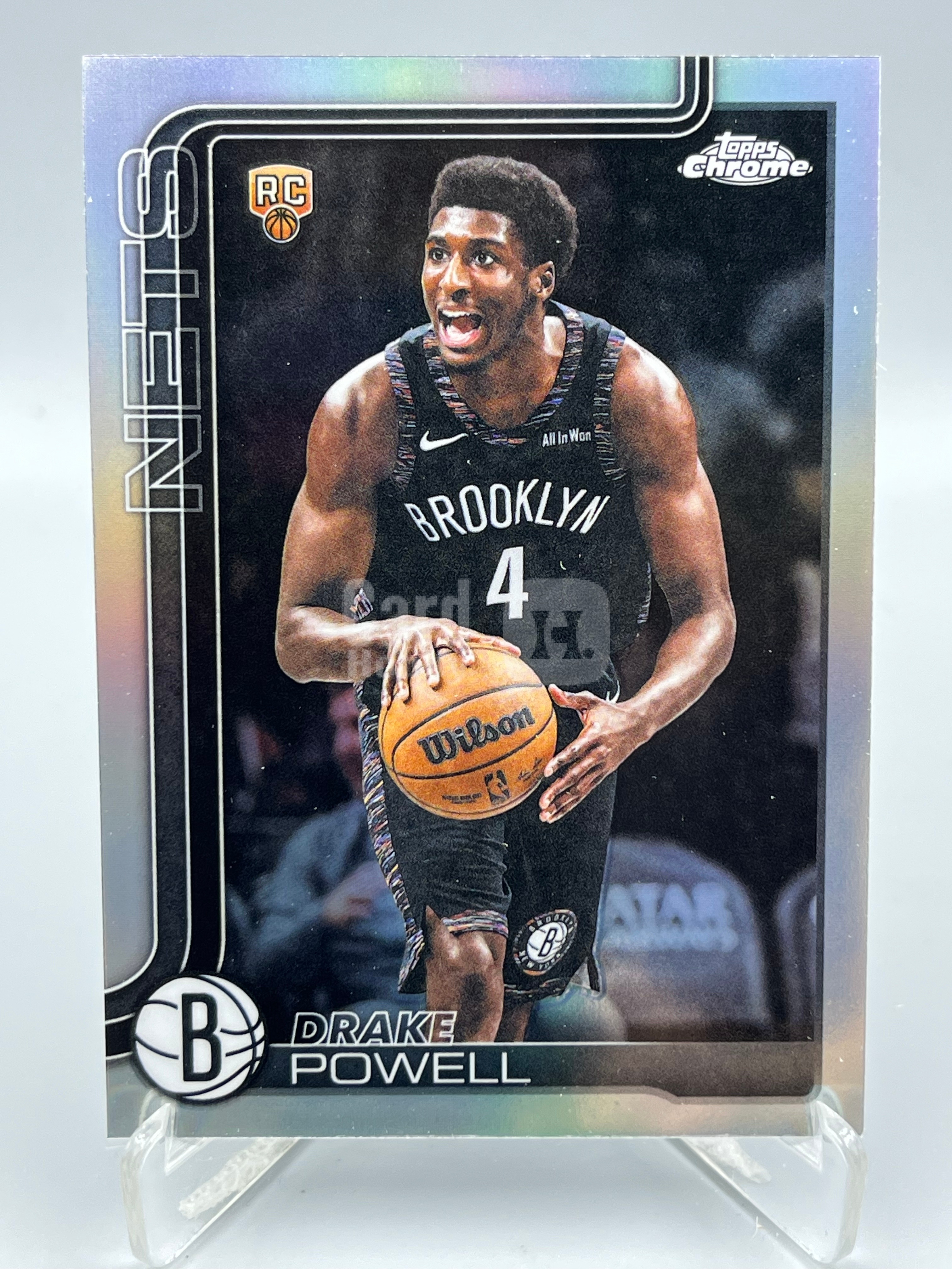 2026 Topps Chrome Drake Powell RC TC 德雷克 鲍威尔 新秀 布鲁克林篮网 银折【暴富 仇总】y