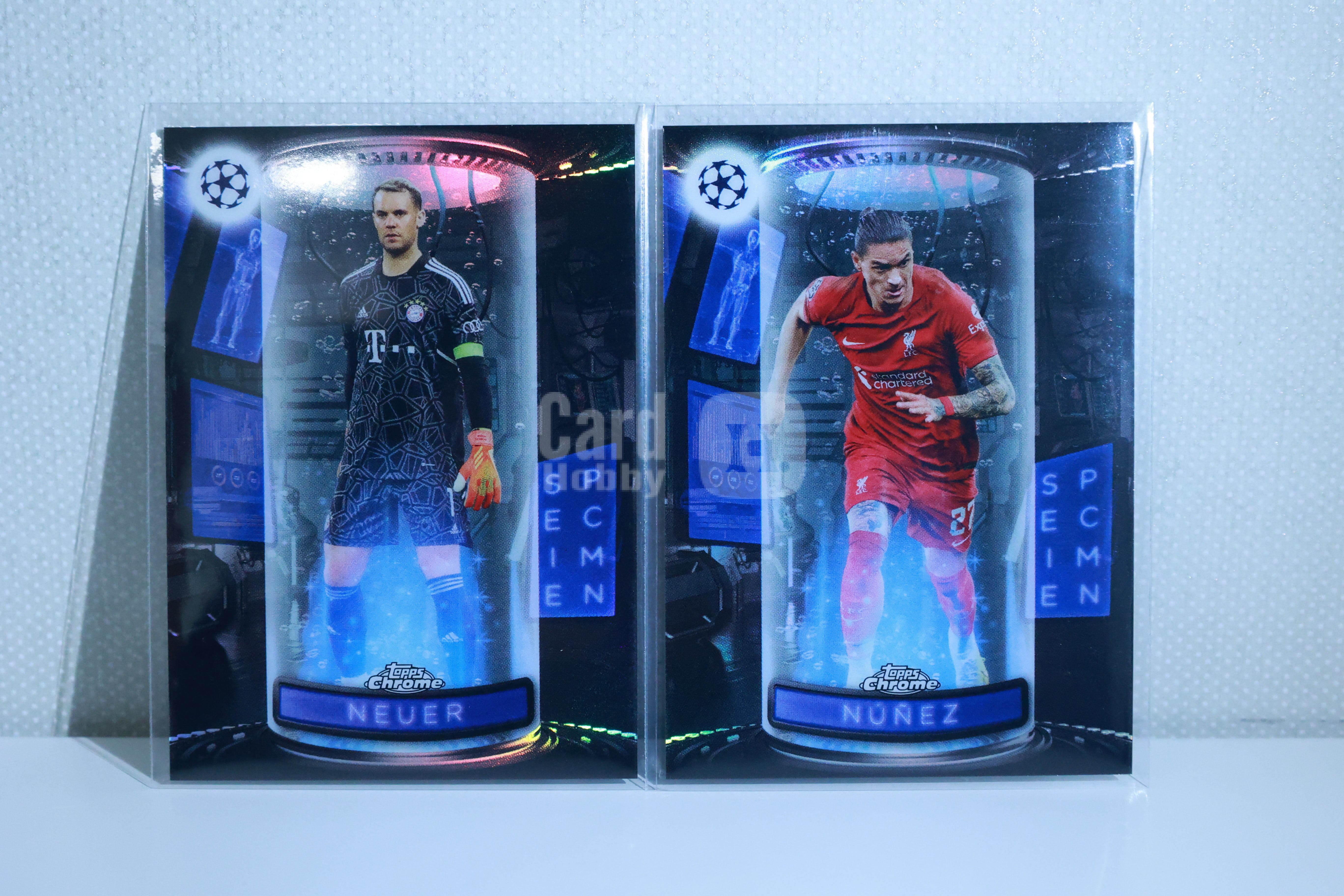 2023 Topps Chrome Manuel Neuer 欧战TC 利物浦 努涅斯 拜仁慕尼黑 诺伊尔 基因特卡 lot2张 主页更多可合并