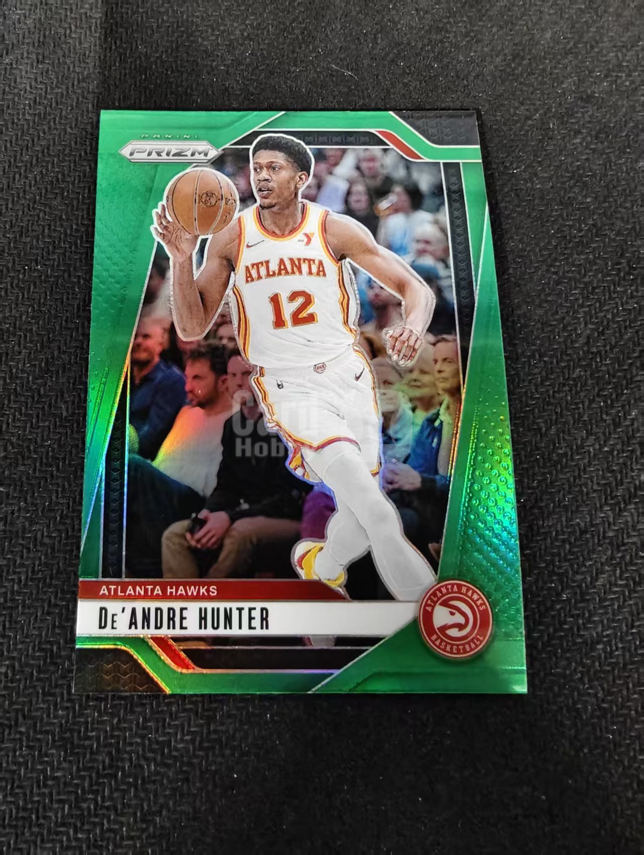 2024-25 Panini Prizm DeAndre Hunter 老鹰队 德安德烈 亨特 绿折 PZ 划痕 边角瑕疵 #47