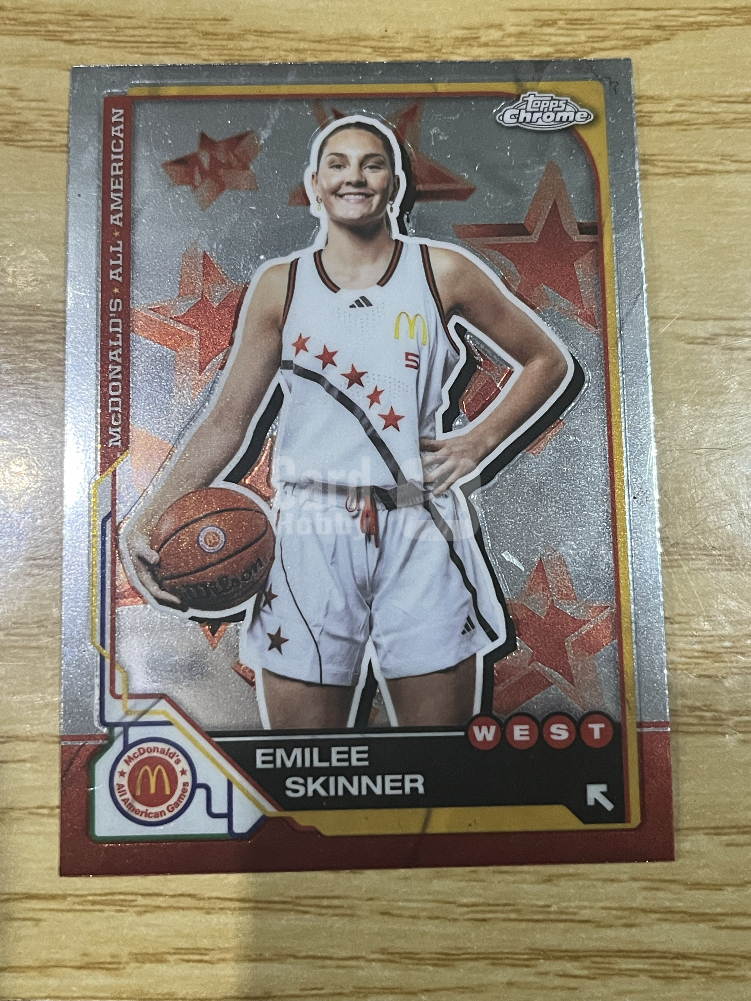 B5 2025-26 2025 Topps Chrome McDonald’s All-American  Emilee Skinner 埃米莉·斯金纳  不保卡品 收藏凑套 可以合并三天